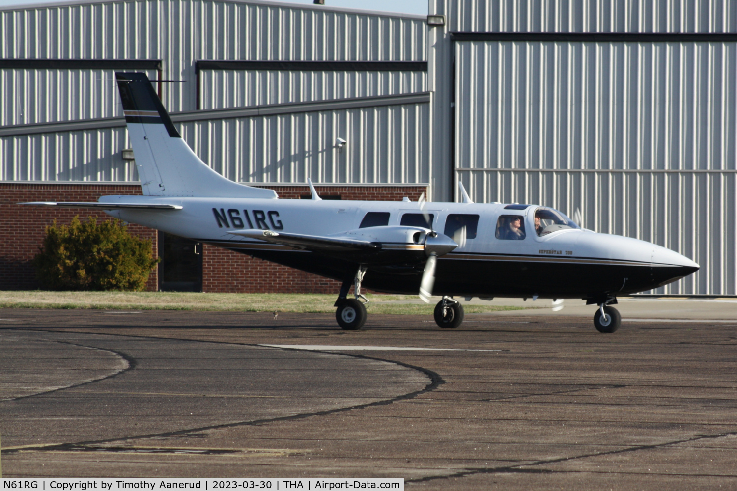 N61RG, 1981 Piper Aerostar 602P/Superstar 700 C/N 62P-09308165053, Piper AEROSTAR 602P, c/n: 62P09308165053
