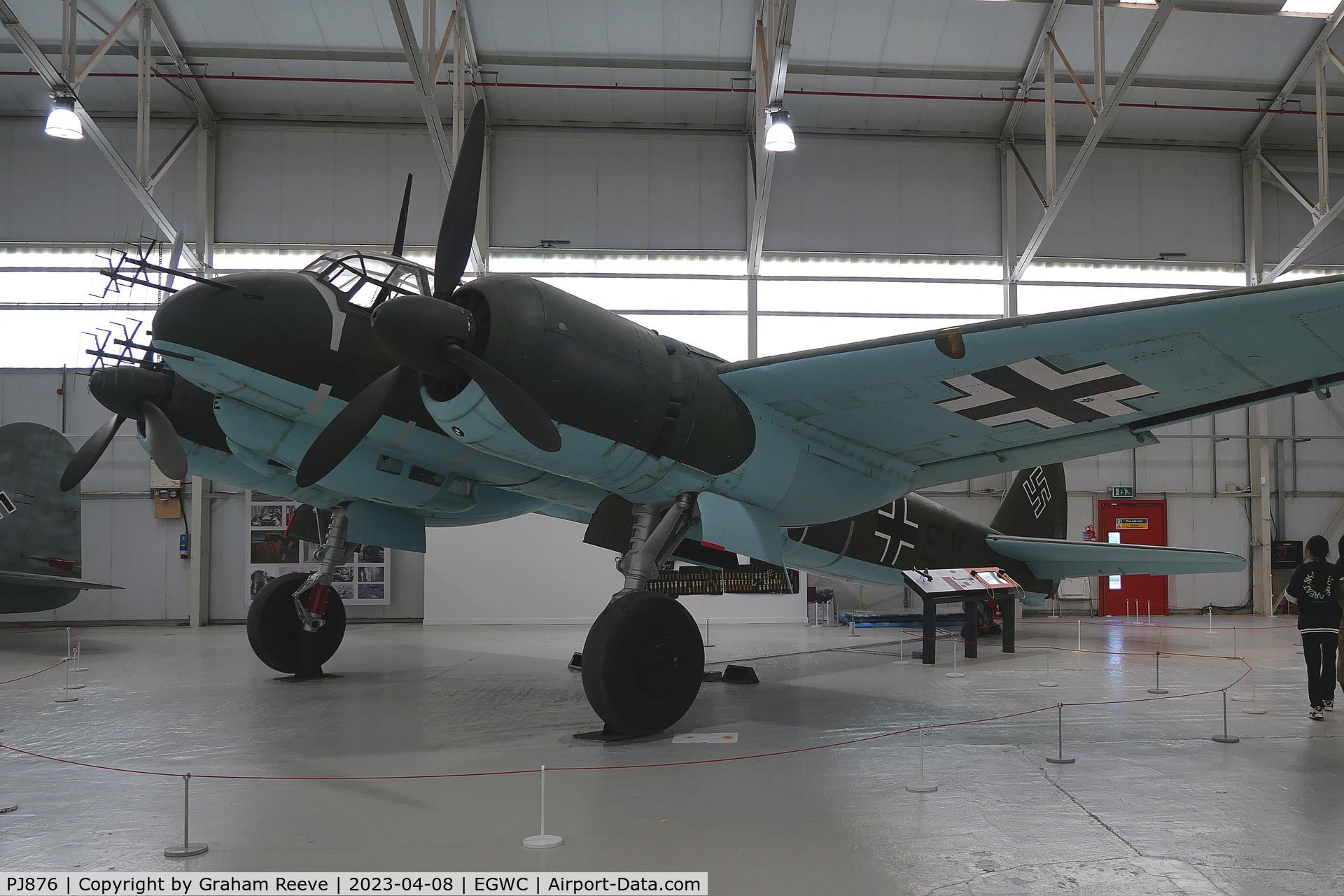 PJ876, Junkers Ju-88R-1 C/N 360043, On display at the RAF Museum, Cosford.