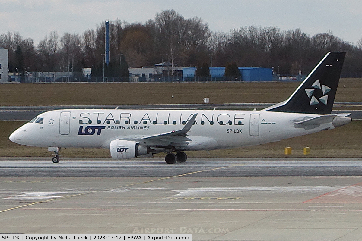 SP-LDK, 2005 Embraer 170LR (ERJ-170-100LR) C/N 17000074, At Warsaw