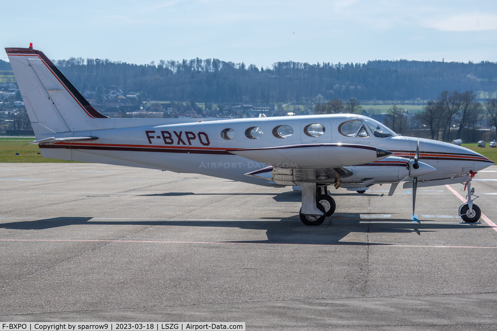 F-BXPO, 1976 Cessna 340A C/N 340A0053, At Grenchen