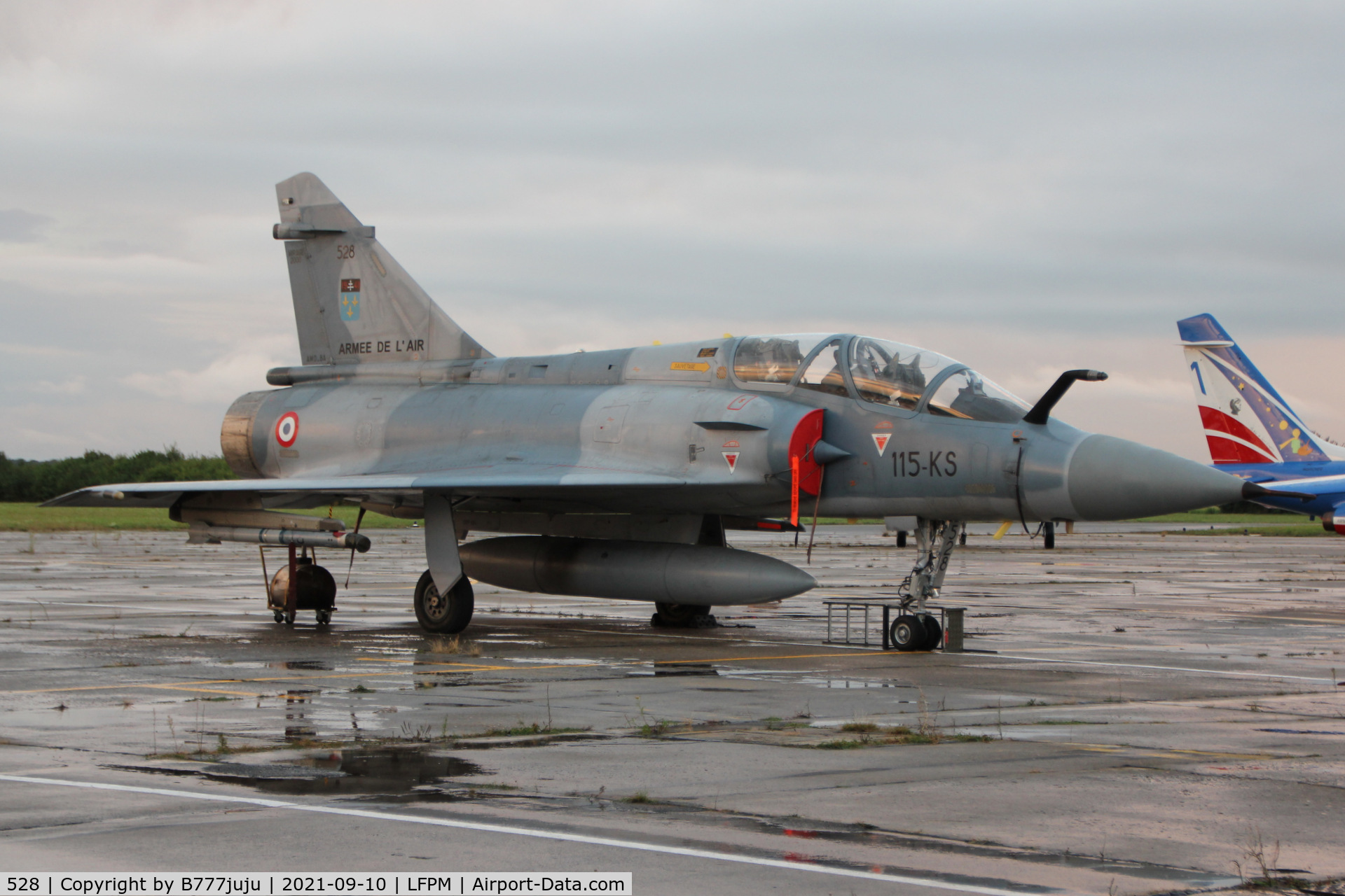 528, Dassault Mirage 2000B C/N 416, during Paris Air Legende 2021