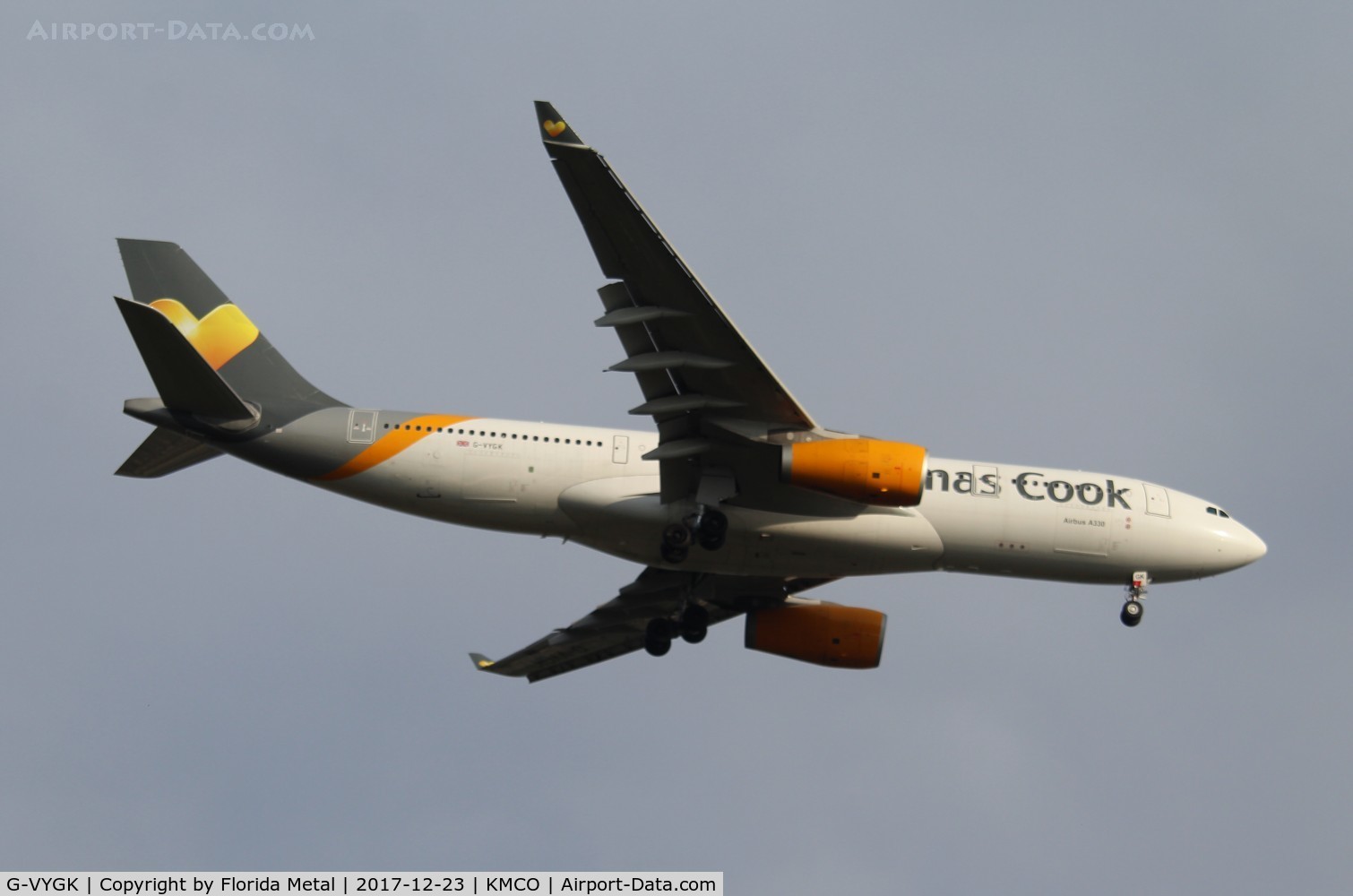 G-VYGK, 2014 Airbus A330-243 C/N 1498, Thomas Cook A332 zx