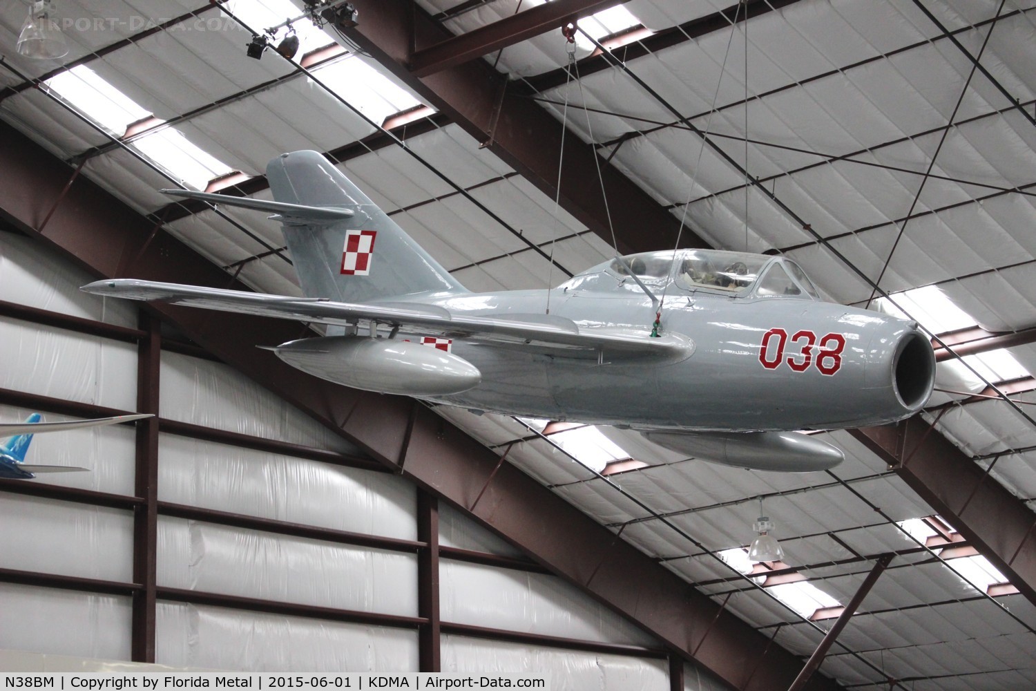 N38BM, Mikoyan-Gurevich MiG-15UTI C/N 1A06038, Mig-15 zx