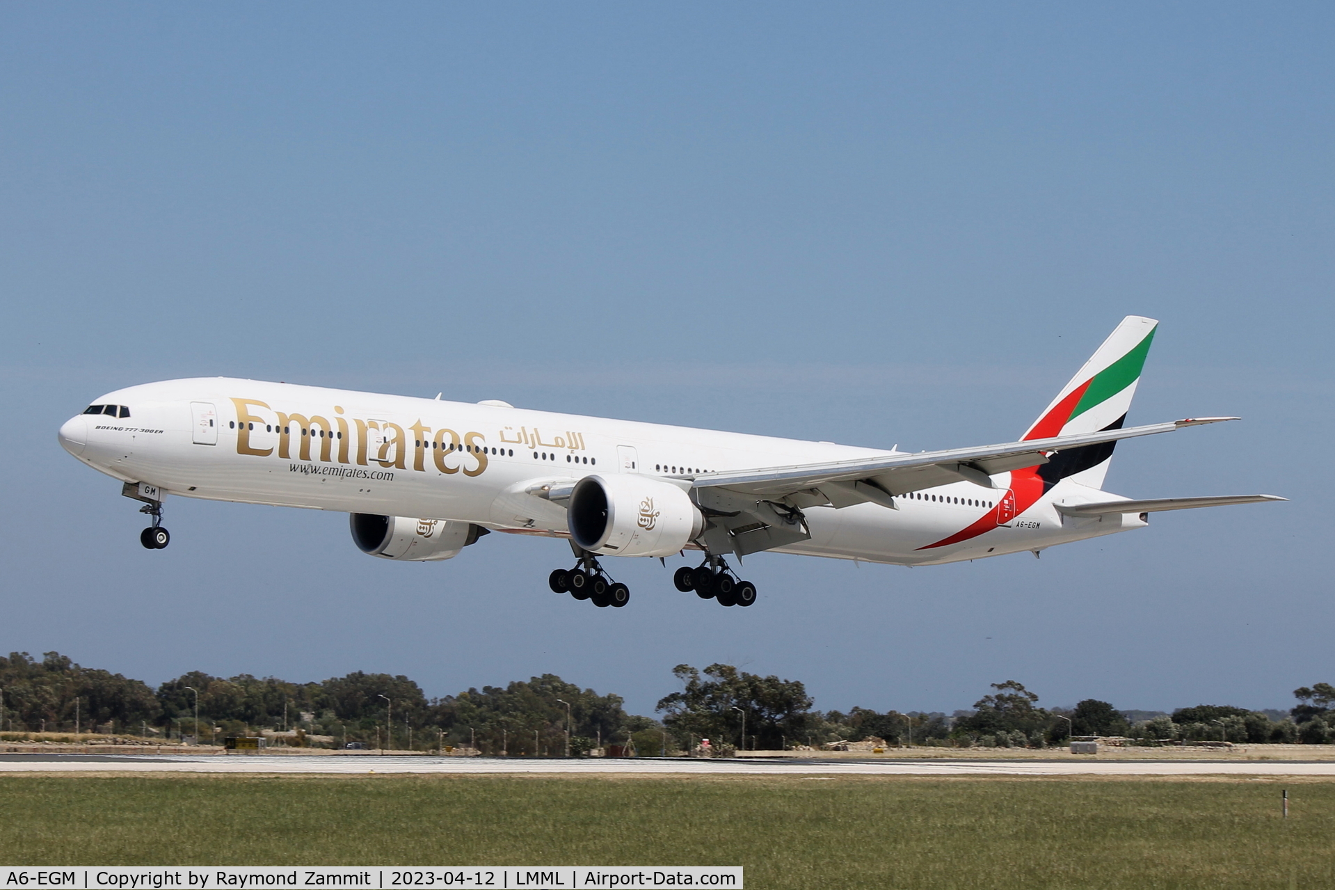 A6-EGM, 2012 Boeing 777-31H/ER C/N 41073, B777 A6-EGM Emirates Airlines