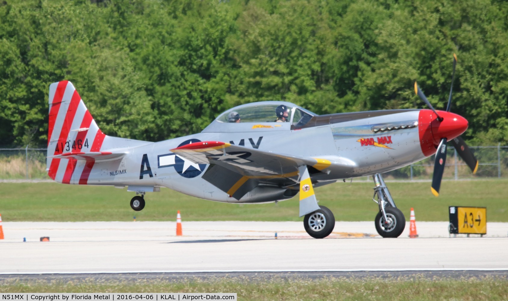 N51MX, 1944 North American F-51D Mustang C/N 45-11559, Mad Max zx