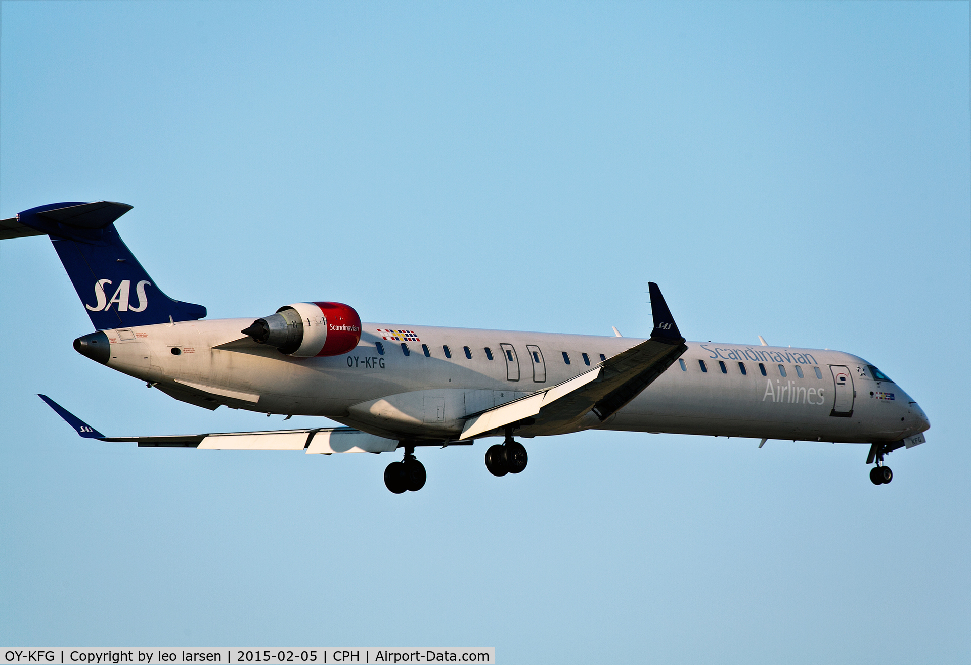 OY-KFG, 2009 Bombardier CRJ-900ER (CL-600-2D24) C/N 15237, Copenhagen 5.2.2015