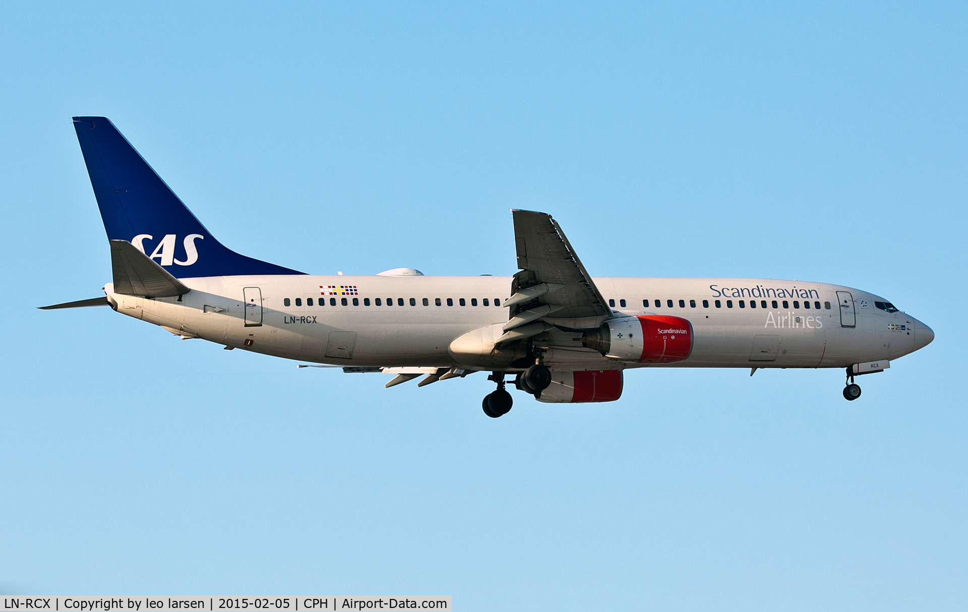 LN-RCX, 2000 Boeing 737-883 C/N 30196, Copenhagen 5.2.2015