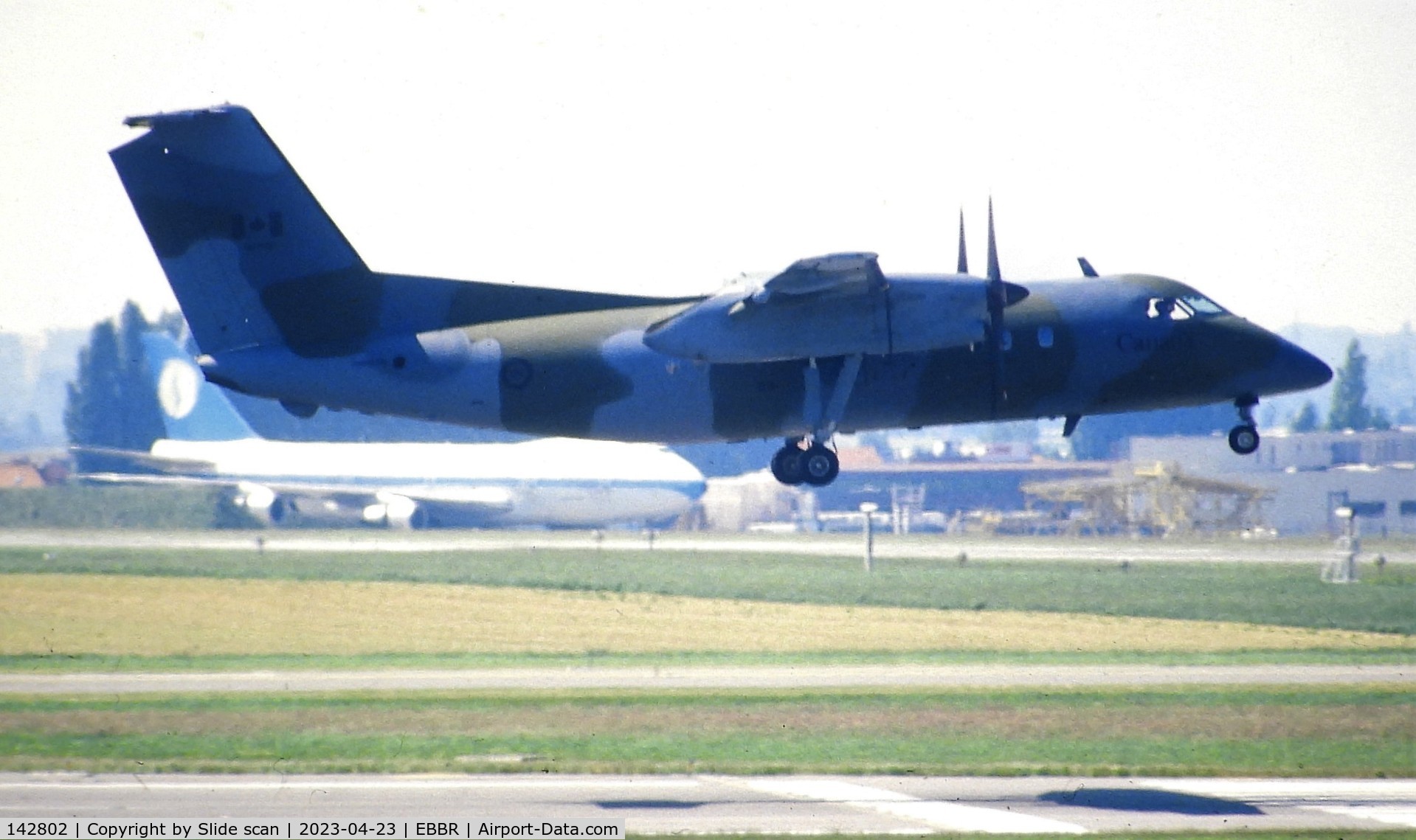 142802, 1986 De Havilland Canada CC-142 Dash 8 (DHC-8-102) C/N 46, Slide scan