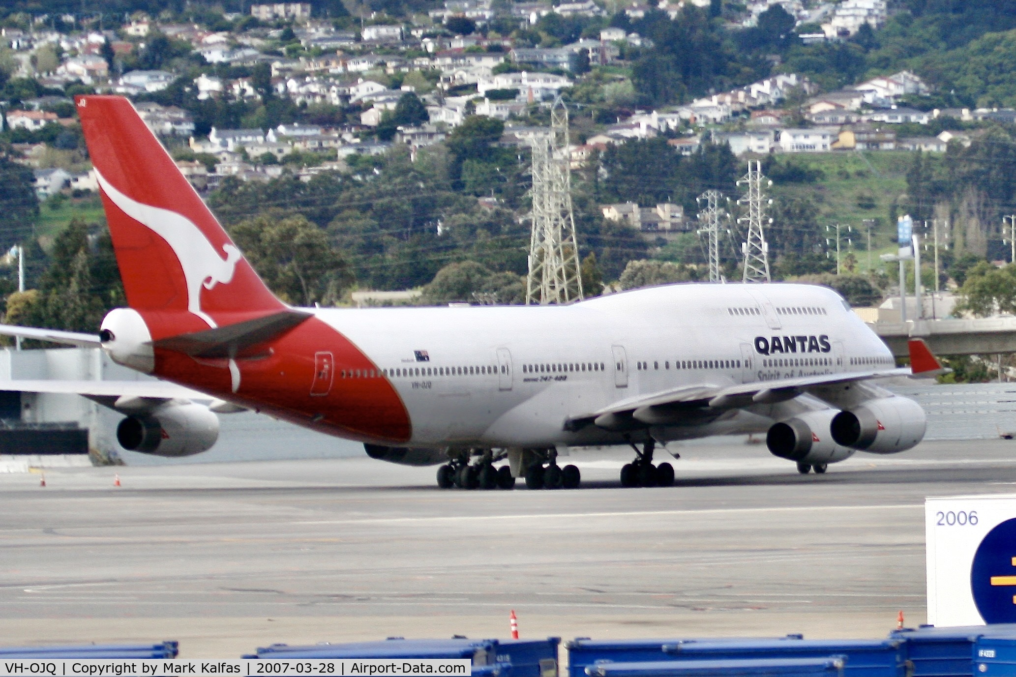 VH-OJQ, 1992 Boeing 747-438 C/N 25546, Qantas Boeing 747-438 