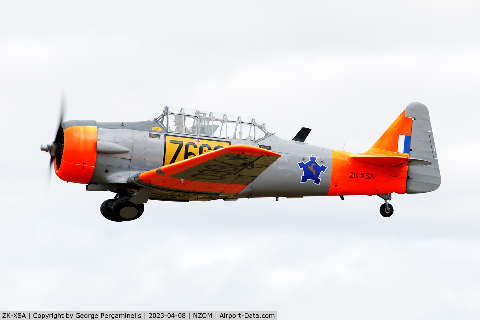 ZK-XSA, North American AT-6A Texan C/N 78-6647, Classic Fighters Airshow 2023.