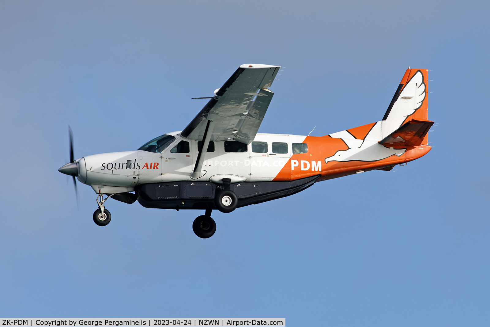 ZK-PDM, Cessna 208 Caravan 1 C/N 20800240, Wellington airport, NZ.