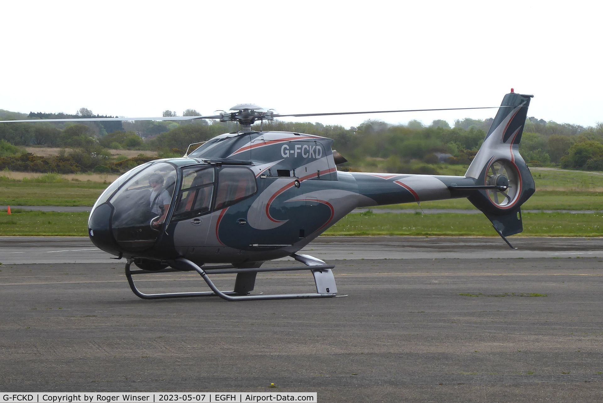 G-FCKD, 2001 Eurocopter EC-120B Colibri C/N 1209, Visiting Colibri helicopter operated by Red Dragon Management.