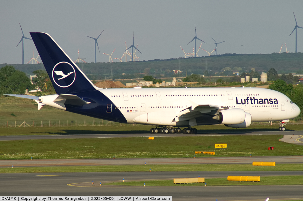 D-AIMK, 2013 Airbus A380-841 C/N 118, Lufthansa Airbus A380