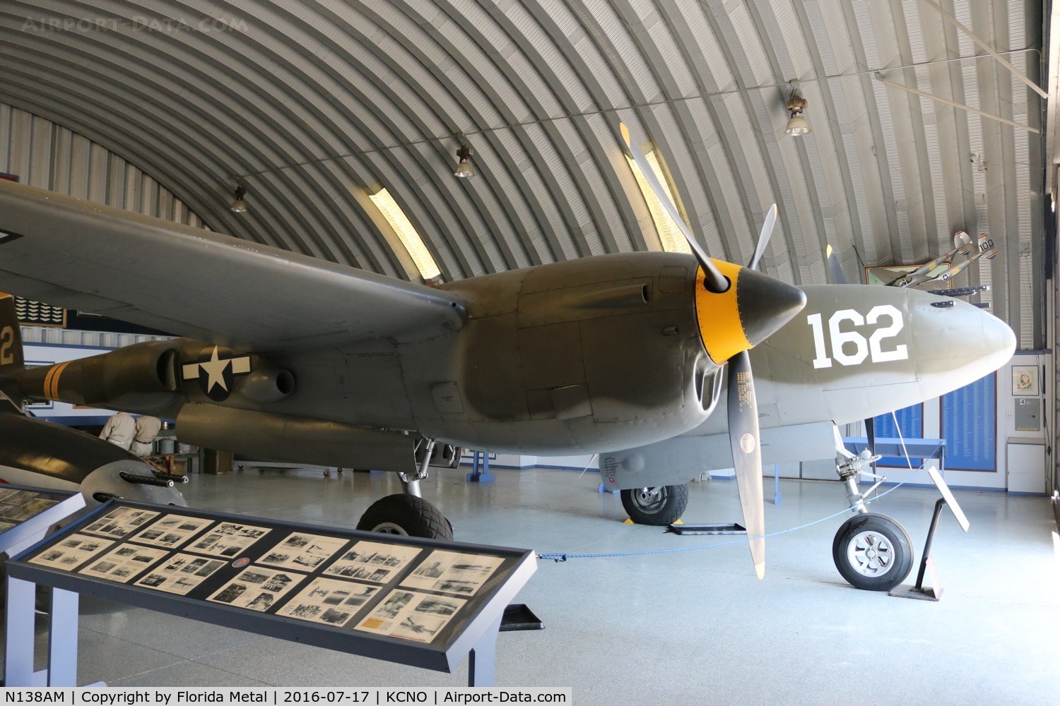 N138AM, 1943 Lockheed P-38J Lightning C/N 44-23314, P-38 zx