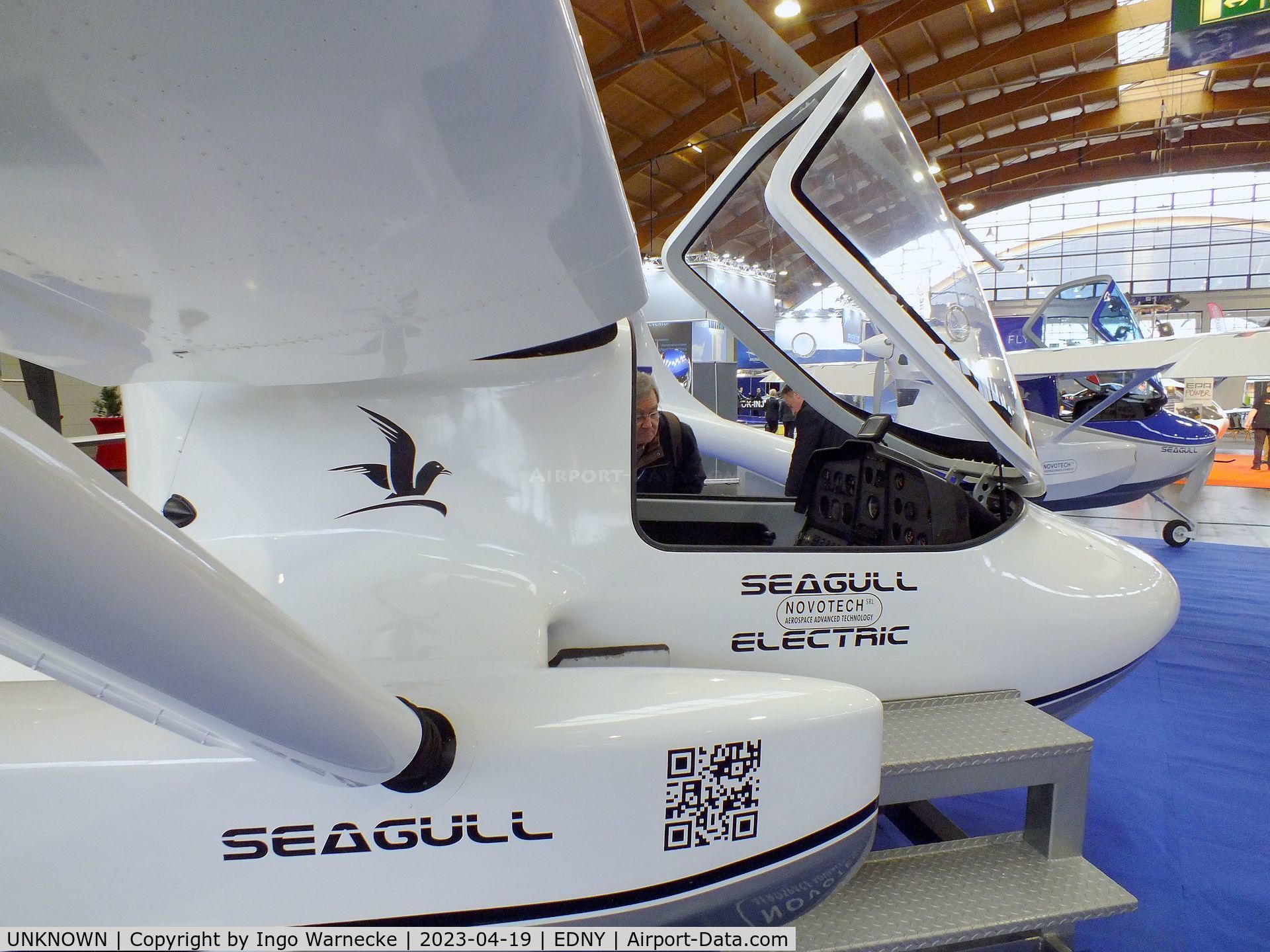 UNKNOWN, Novotech Seagull Hybrid C/N not found_unknown, Novotech Seagull Hybrid with Rotax 912 S + EMRAX electric motor at the AERO 2023, Friedrichshafen