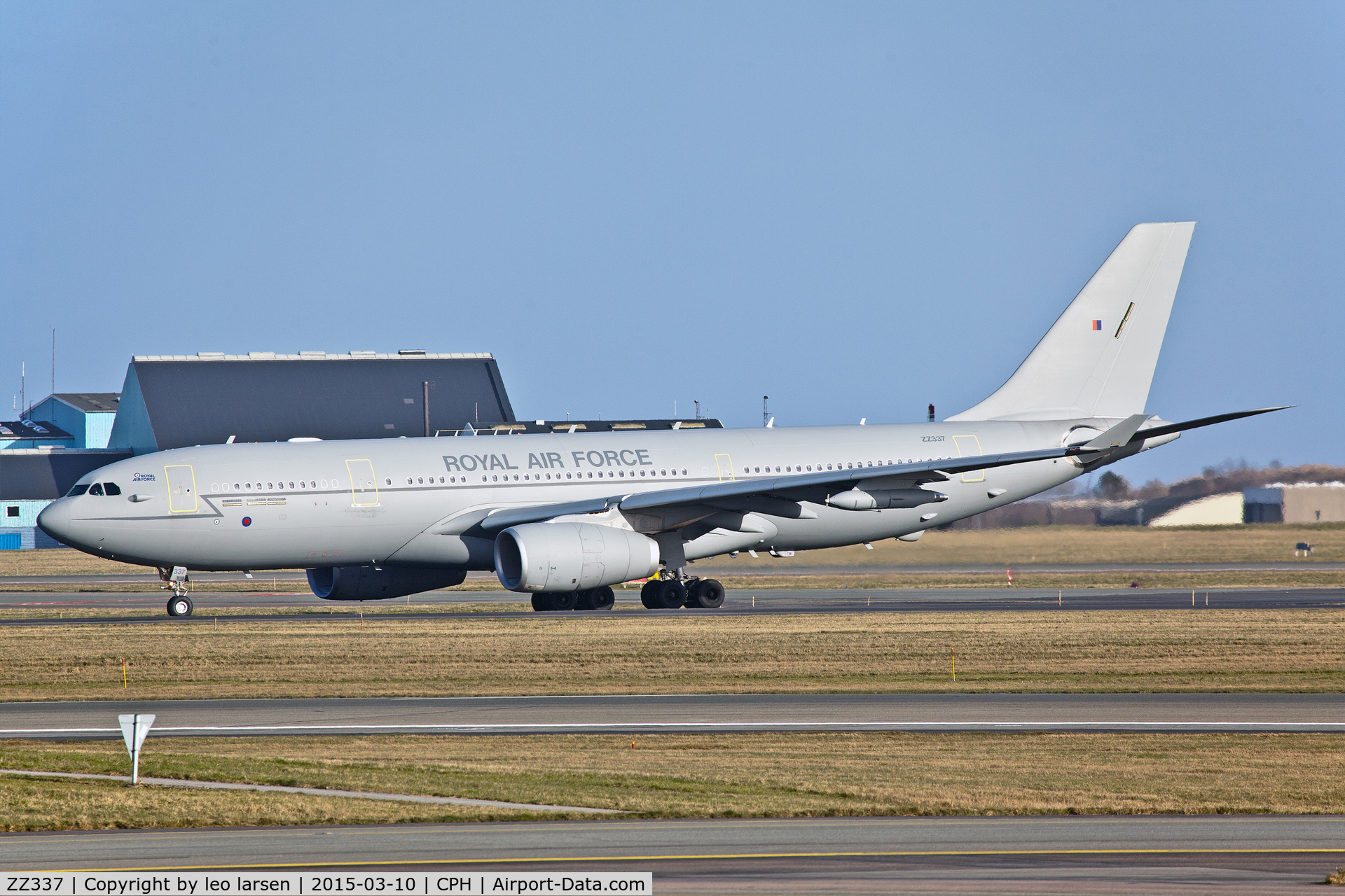 ZZ337, 2012 Airbus KC3 Voyager (A330-243MRTT) C/N 1390, Copenhagen 10.3.2015