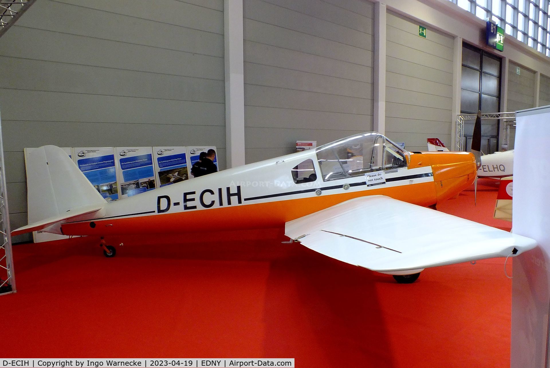 D-ECIH, 1959 Klemm Kl-107C C/N 128, Klemm Kl 107C at the AERO 2023, Friedrichshafen