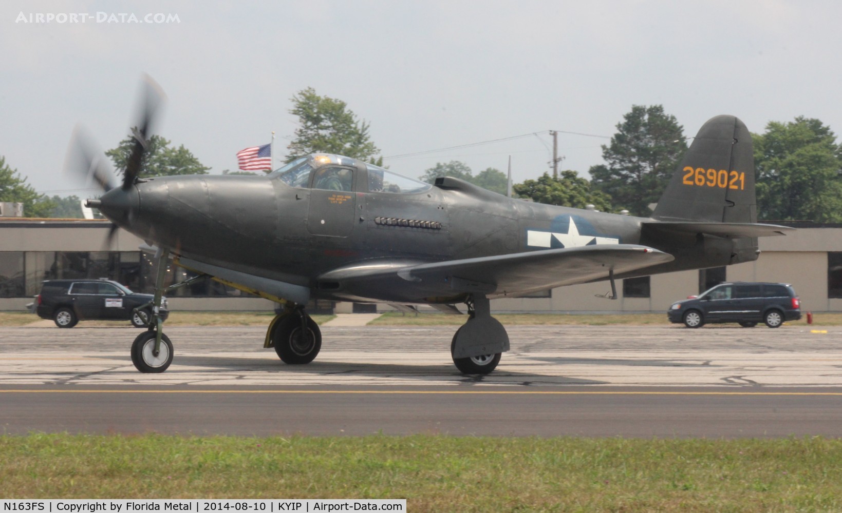 N163FS, 1943 Bell P-63C-5 Kingcobra C/N 33-91, Thunder 2014 zx