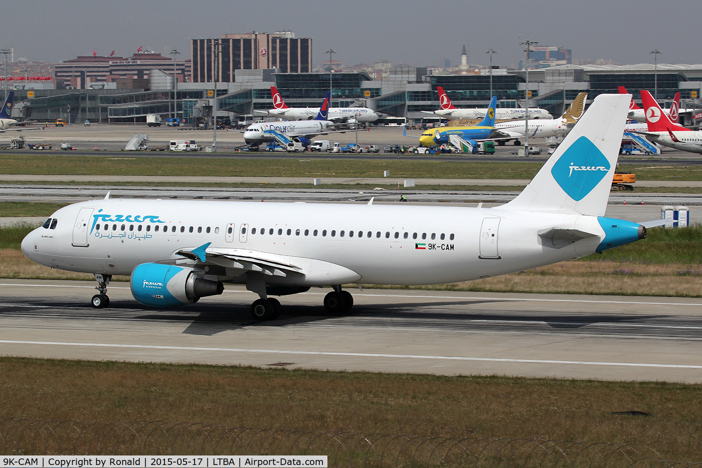 9K-CAM, 2013 Airbus A320-214 C/N 5625, at ist