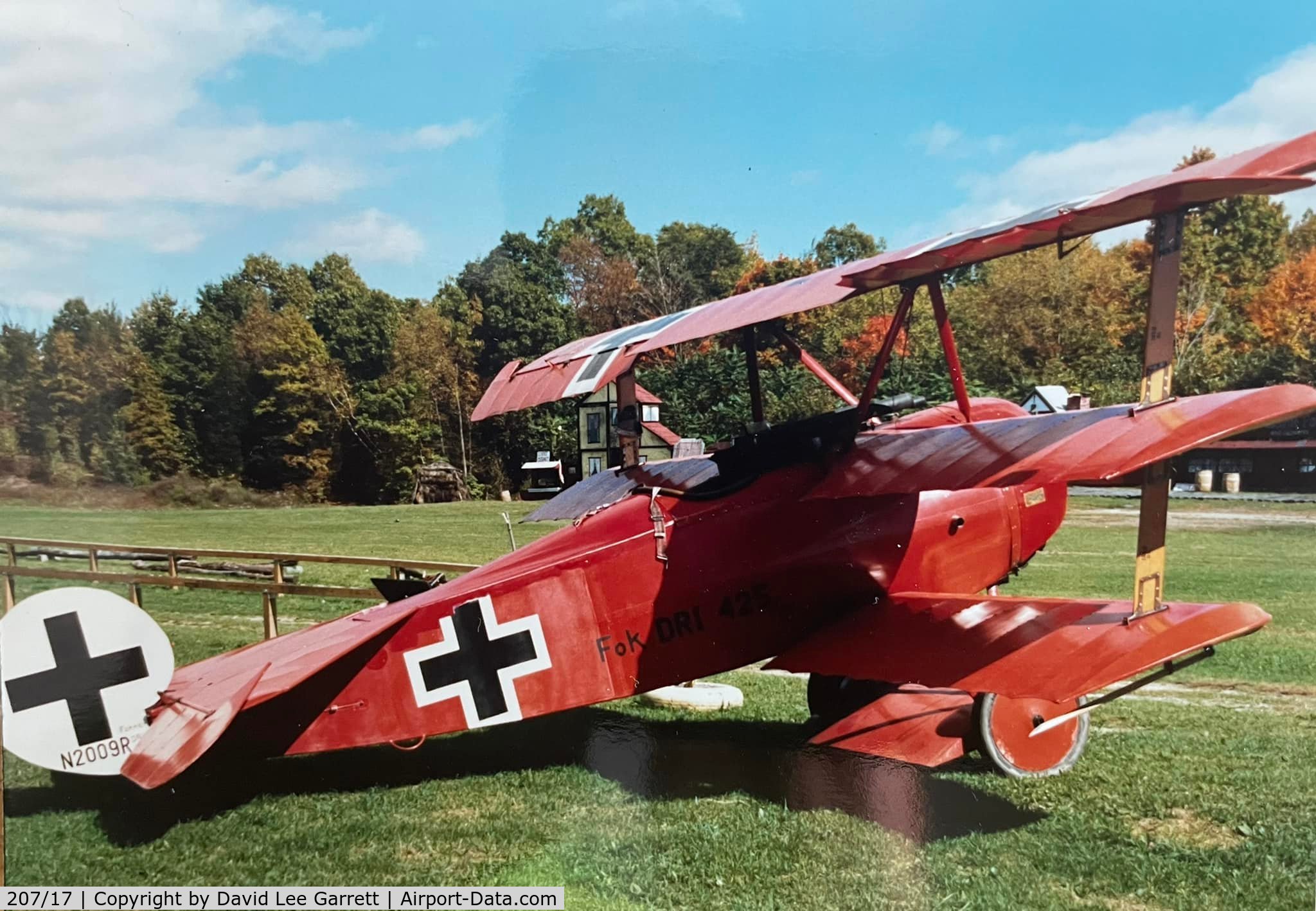 207/17, Fokker Dr.1 Triplane Replica C/N Not found 207/17, Fokker DRI @ Old Rhinebeck Aerodrome