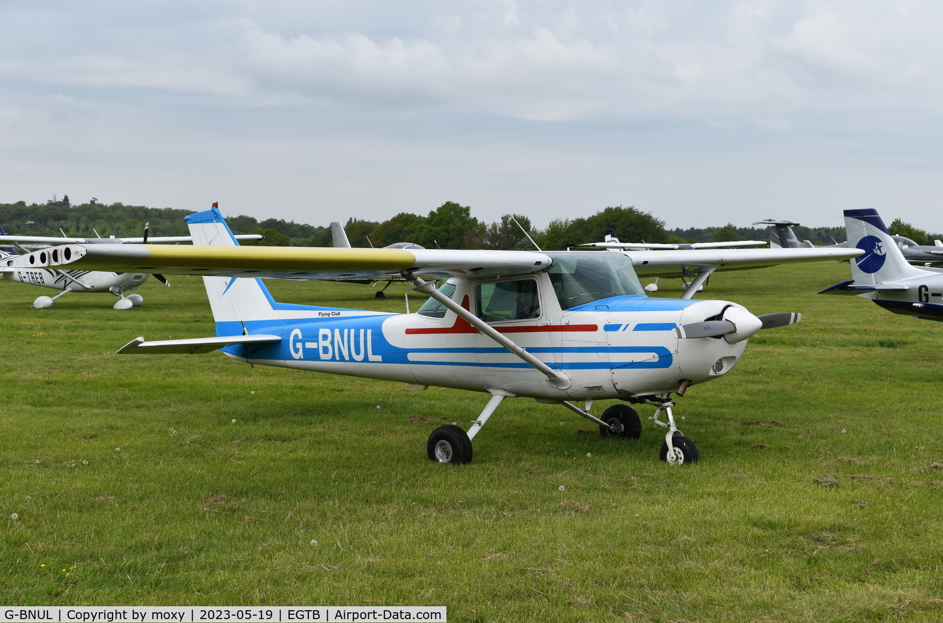 G-BNUL, 1980 Cessna 152 C/N 152-84486, Cessna 152 at Wycombe Air Park. Ex N4852M