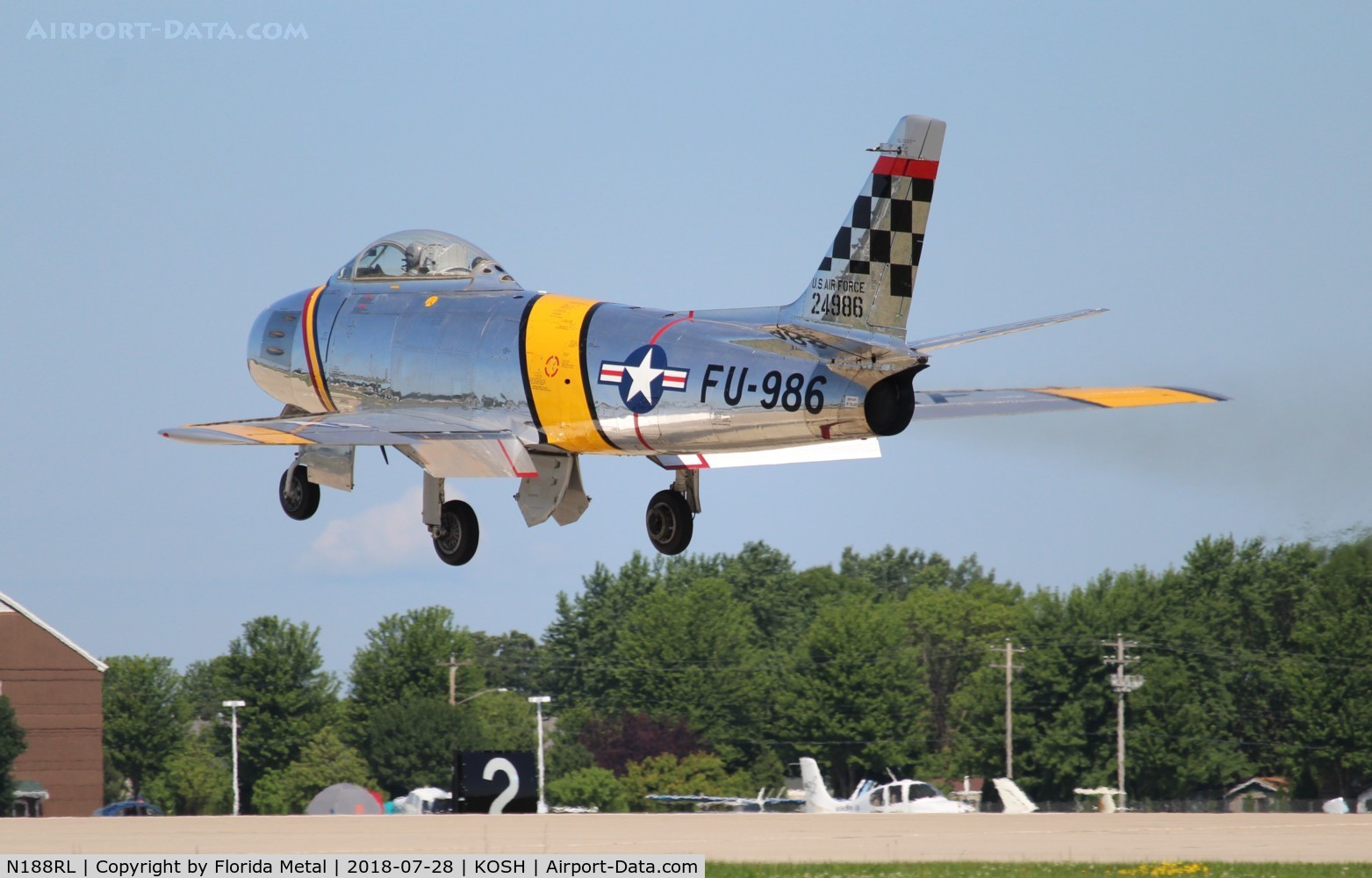 N188RL, 1952 North American F-86F Sabre C/N 191-682, OSH 2018 zx