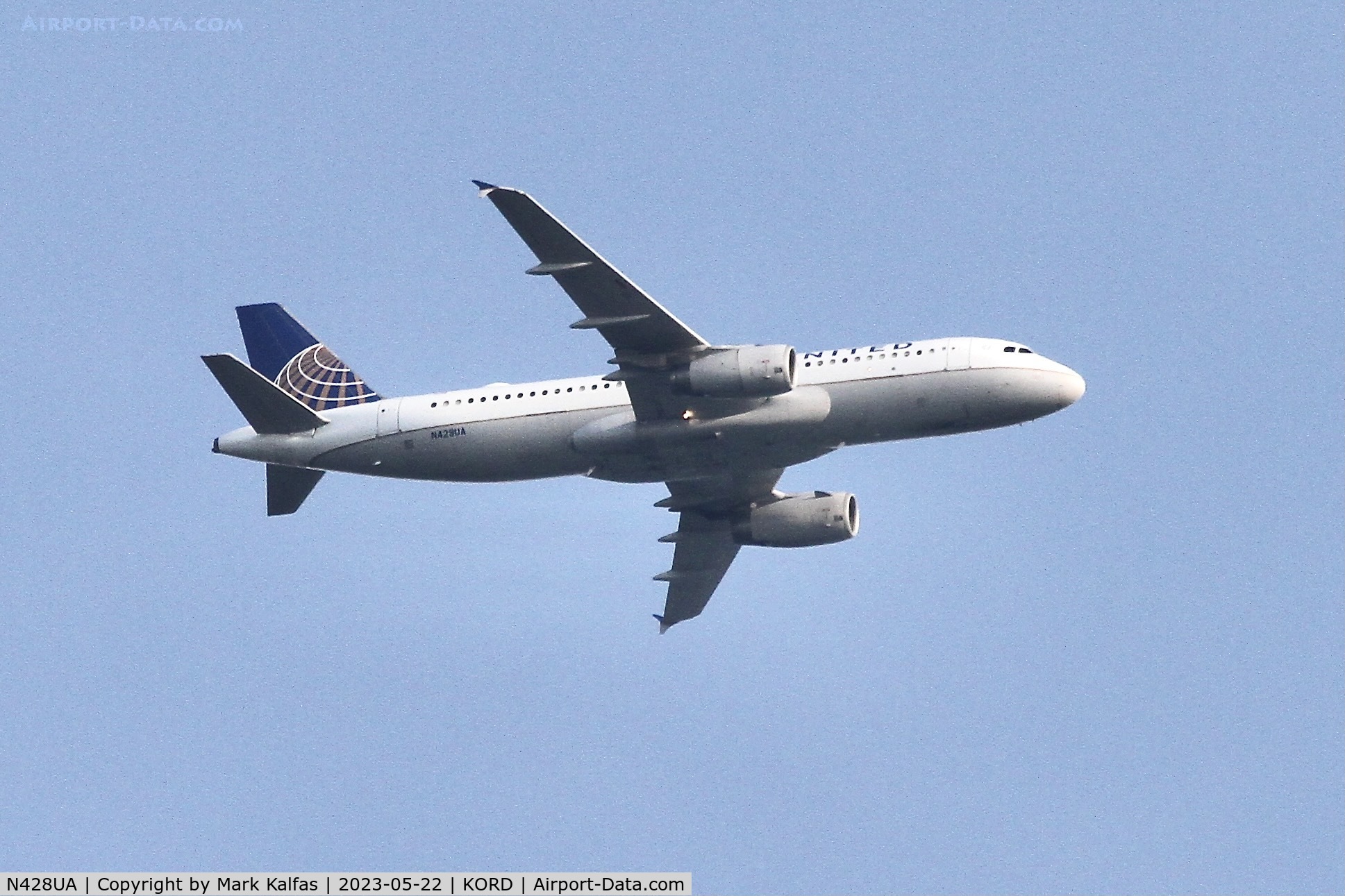 N428UA, 1995 Airbus A320-232 C/N 523, United Airlines A320 N428UA UA1046 ATL-ORD