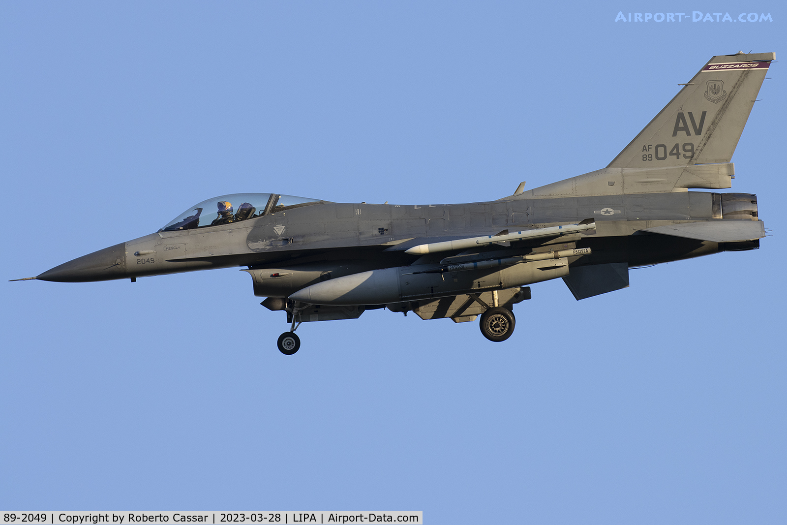 89-2049, Lockheed Martin F-16C C/N 1C-202, Aviano