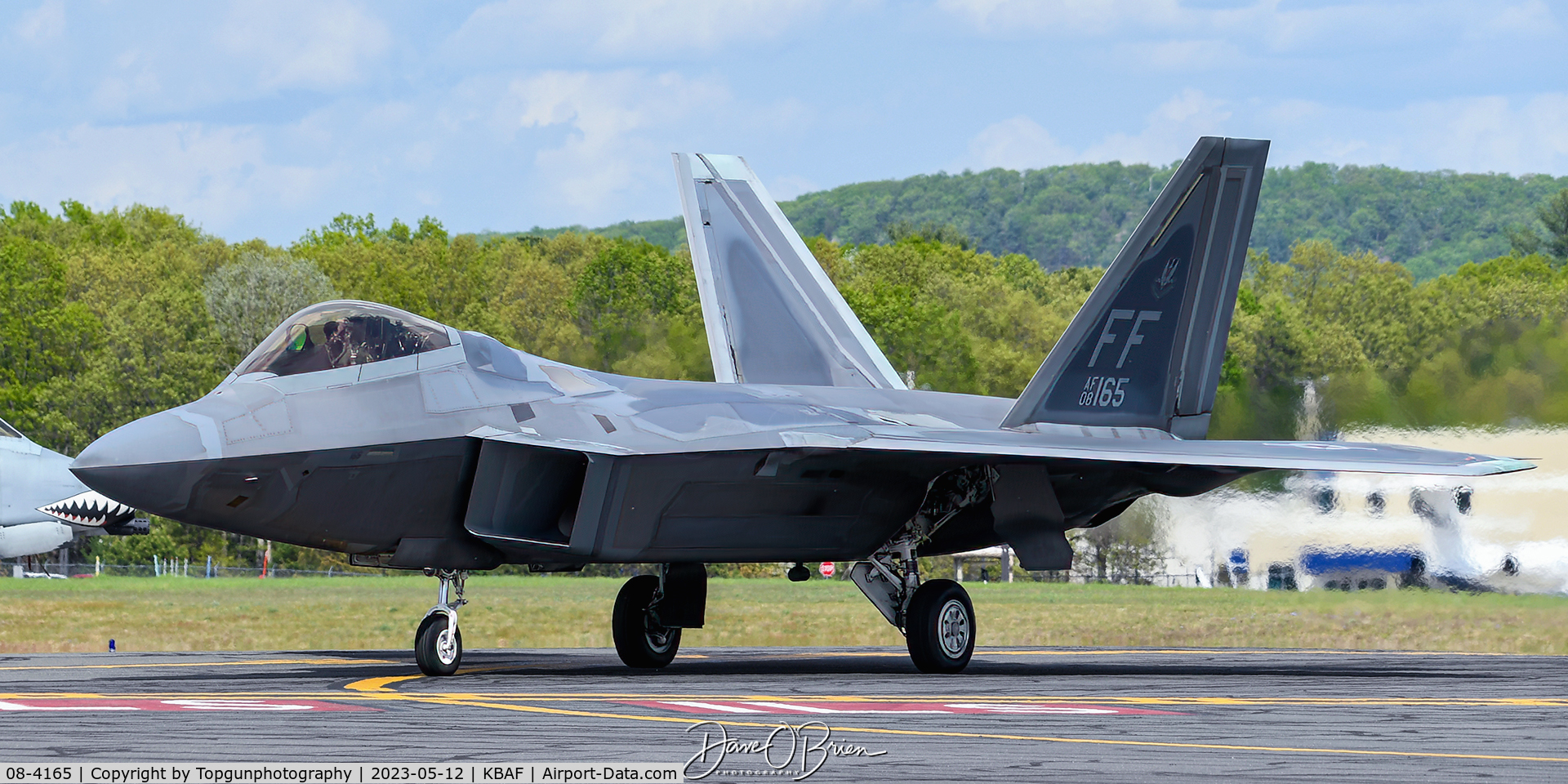 08-4165, Lockheed Martin F-22A Raptor C/N 4165, Former 104th FW maintainer & pilot now flying F-22's comes back home for the Westfield air show