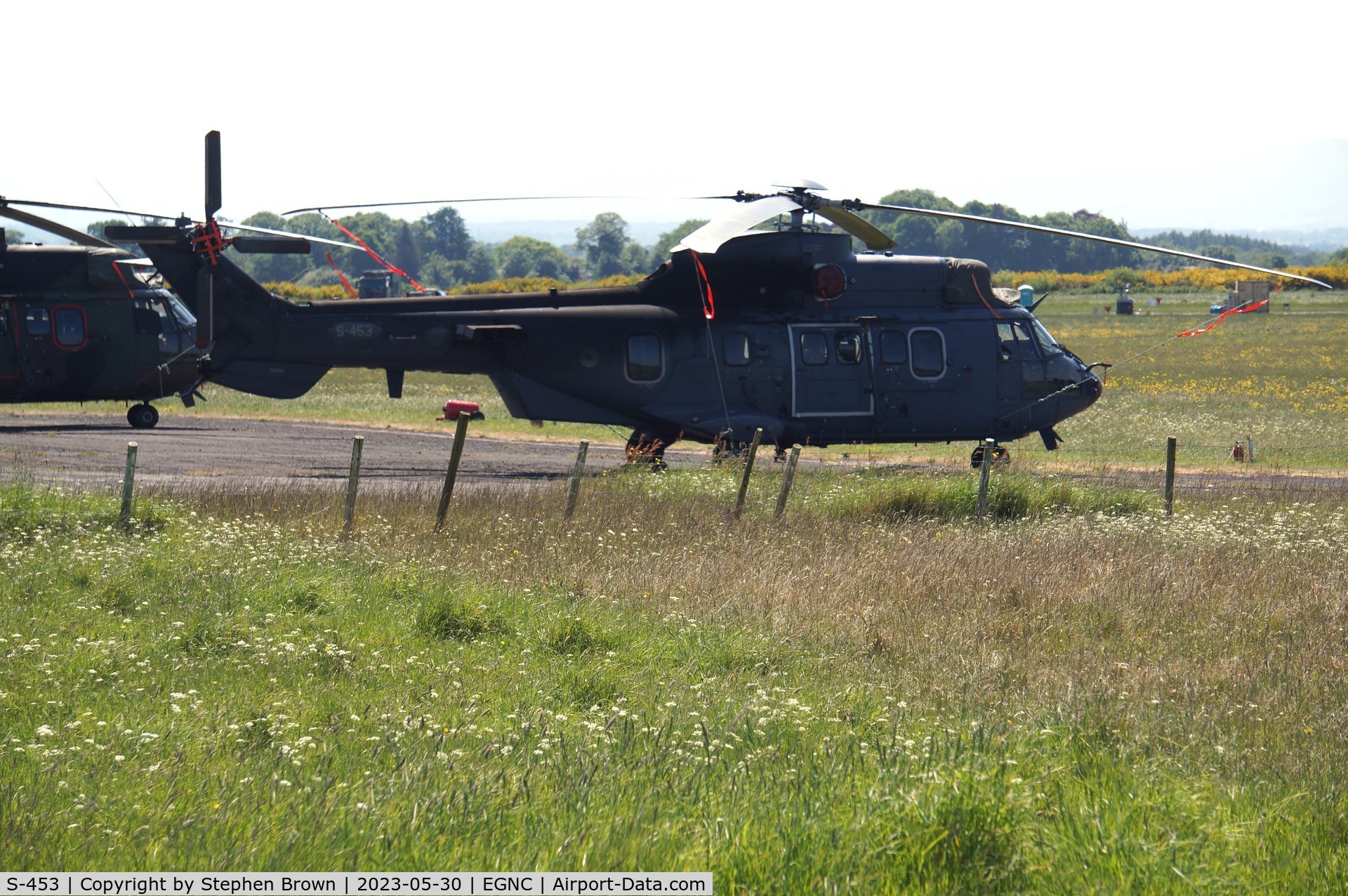 S-453, Eurocopter AS-532U2 Cougar C/N 2453, Royal Netherlands Airforce S-453 Carlisle UK