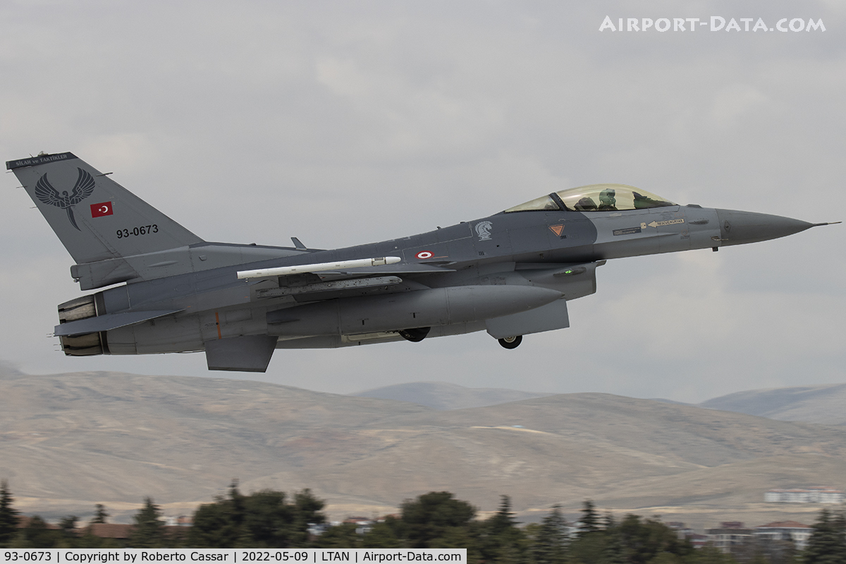 93-0673, TAI (Turkish Aerospace Industries) F-16C Fighting Falcon C/N HC-17, Anatolian Eagle 2023