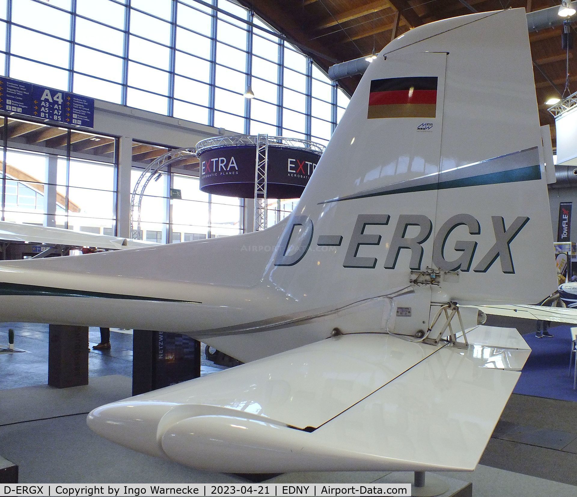 D-ERGX, 2012 Remos GX C/N 418, Remos GX with underwing sensor-pod at the AERO 2023, Friedrichshafen