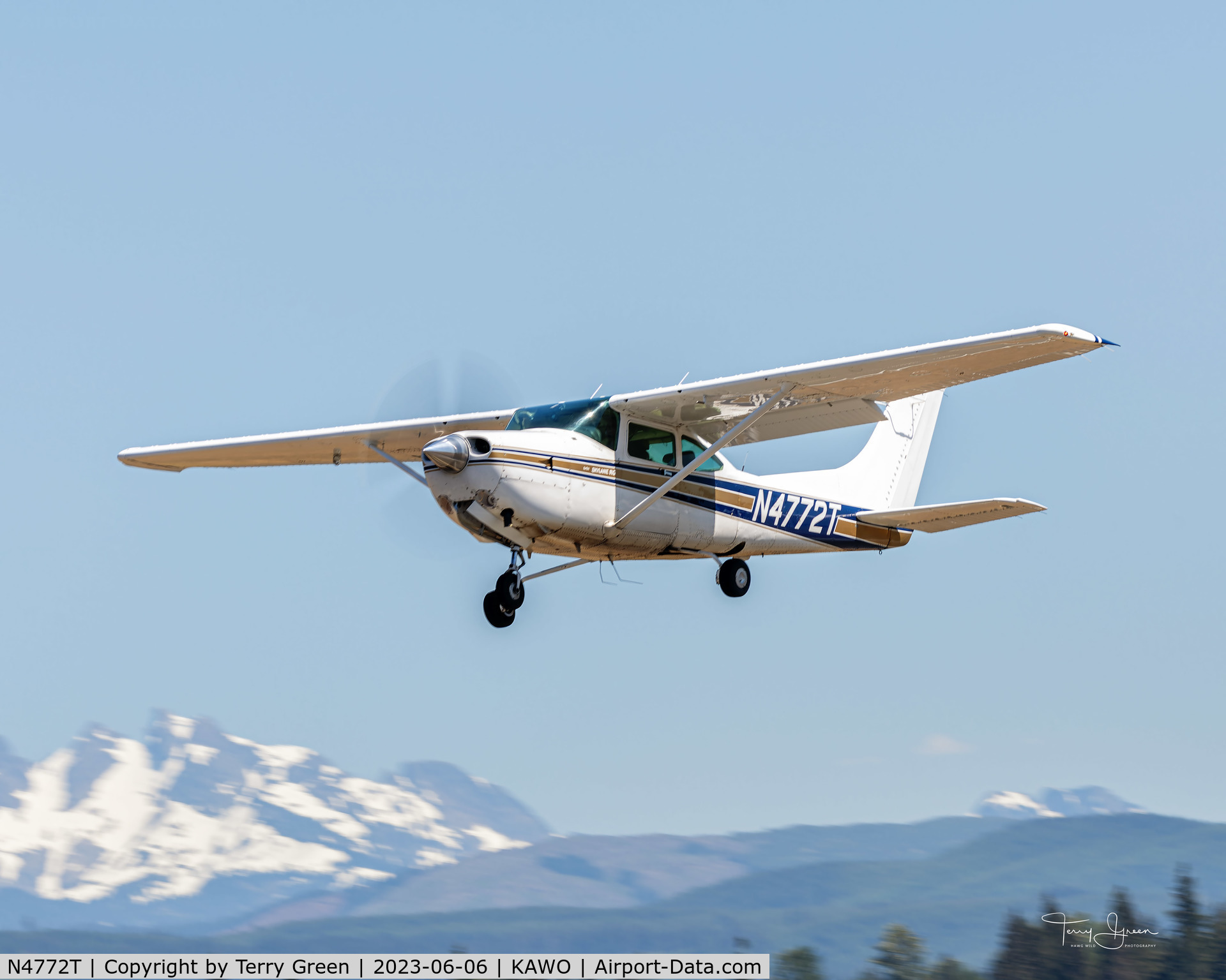 N4772T, 1981 Cessna TR182 Turbo Skylane RG C/N R18201760, KAWO