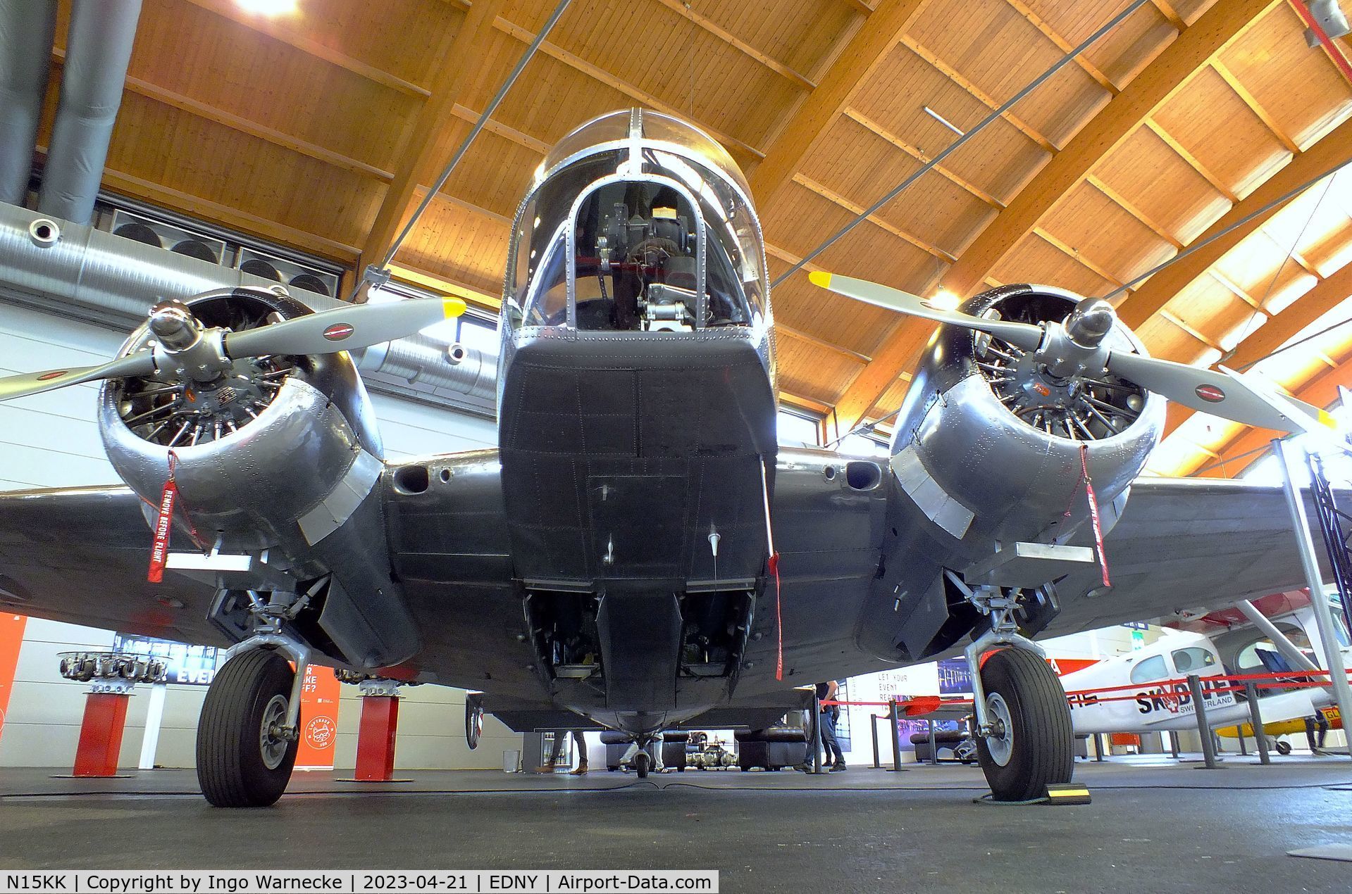 N15KK, 1942 Beech C-45G Expeditor (AT-11) C/N 4000/AF-436, Beechcraft AT-11 Kansan (rebuilt from C-45G) at the AERO 2023, Friedrichshafen