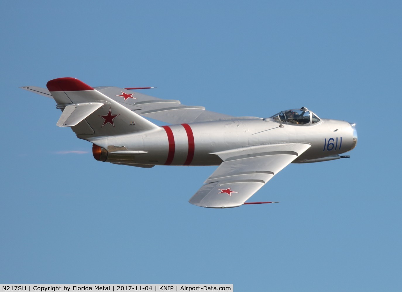 N217SH, 1959 PZL-Mielec Lim-5 (MiG-17F) C/N 1C1611, Mig-17 zx