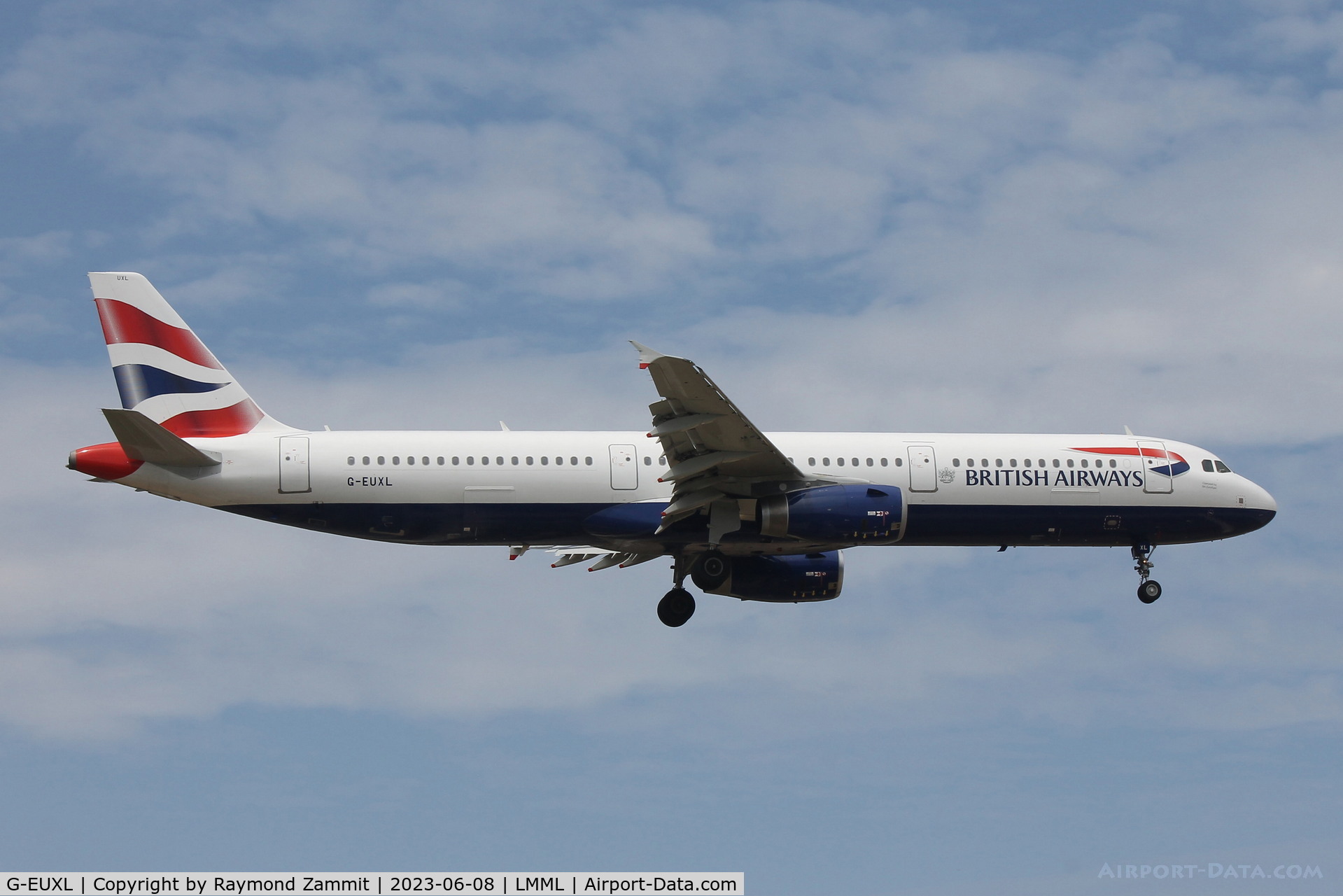 G-EUXL, 2007 Airbus A321-231 C/N 3254, A321 G-EUXL British Airways