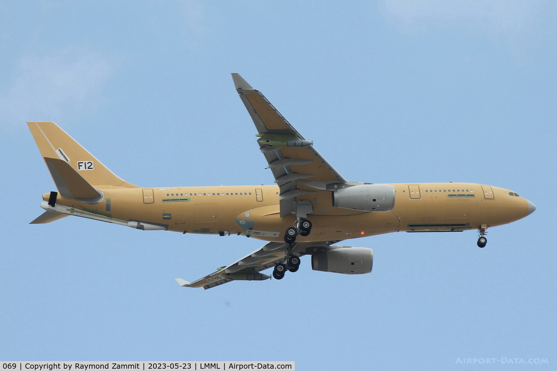 069, 2021 Airbus 330-243 (MRTT) Phenix C/N 2015, Airbus 330 MRTT 069/F12 French Air Force seen landing in Malta for repainting in French Air Force colours.