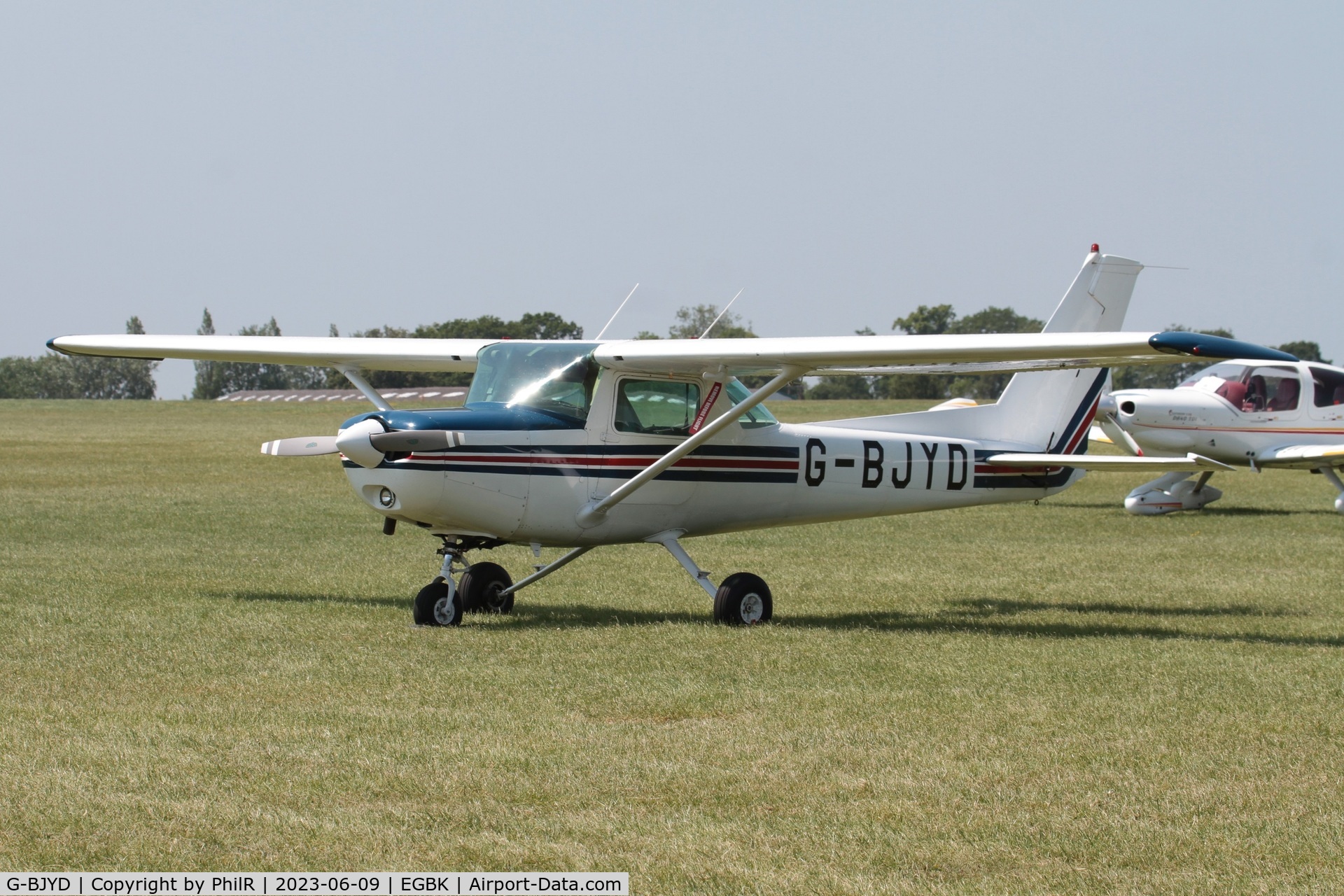 G-BJYD, 1982 Reims F152 C/N 1915, G-BJYD 1982 Reims Cessna F152 AeroExpo Sywell