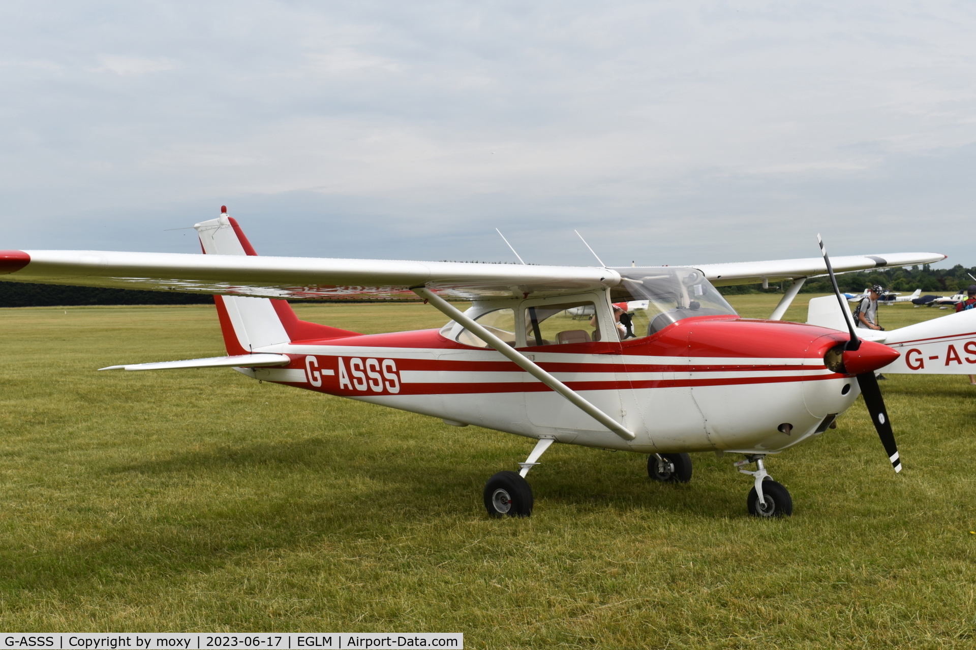 G-ASSS, 1964 Cessna 172E C/N 172-51467, Cessna 172E Skyhawk at White Waltham. Ex N5567T