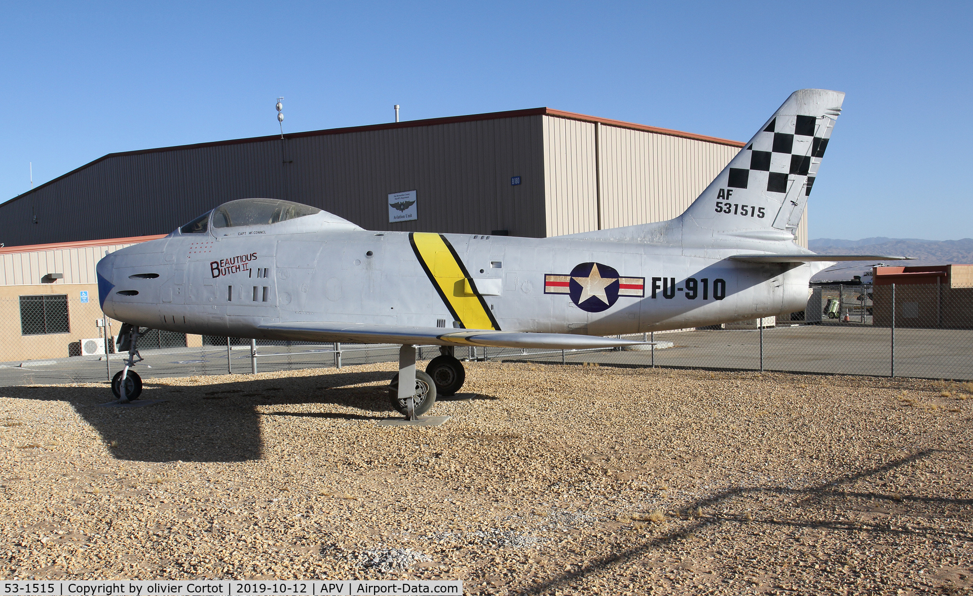 53-1515, 1953 North American F-86H-10-NH Sabre C/N 203-287, Apple valley airshow 2019