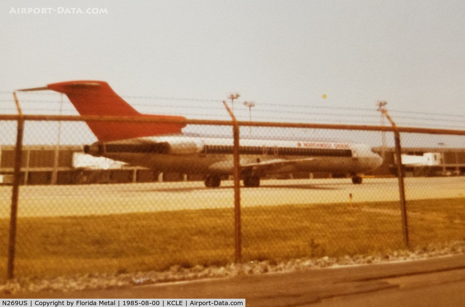 N269US, 1969 Boeing 727-251 C/N 20291, Northwest Orient 727 zx Seen at CLE