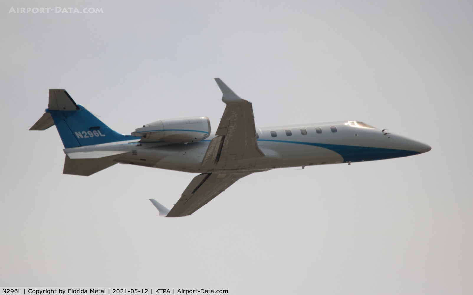 N296L, 2005 Learjet Inc 60 C/N 296, Lear 60 zx TPA
