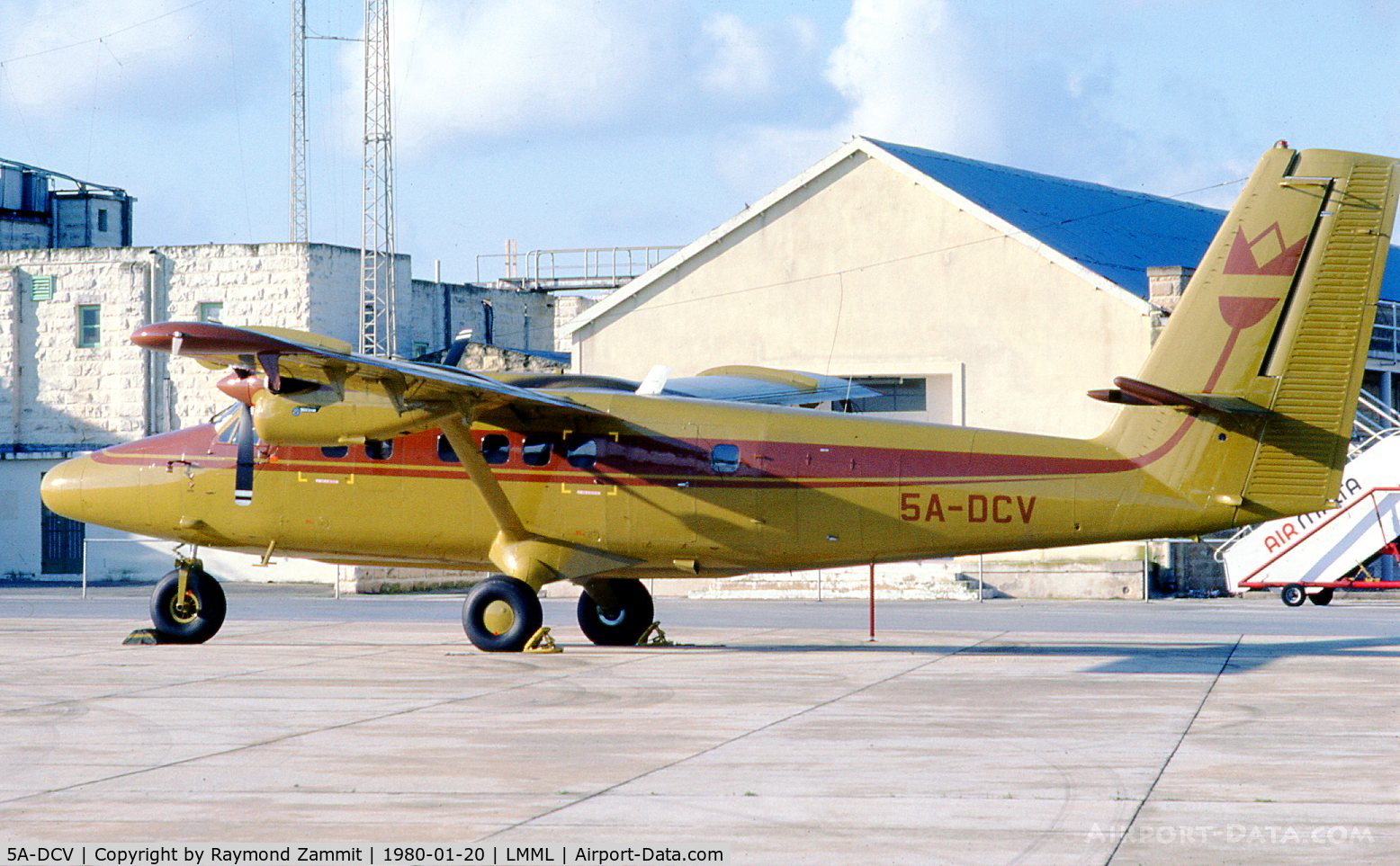 5A-DCV, 1979 De Havilland Canada DHC-6-300 Twin Otter C/N 637, De Havilland Canada DHC-6 Twin Otter 5A-DCV Government of Libya