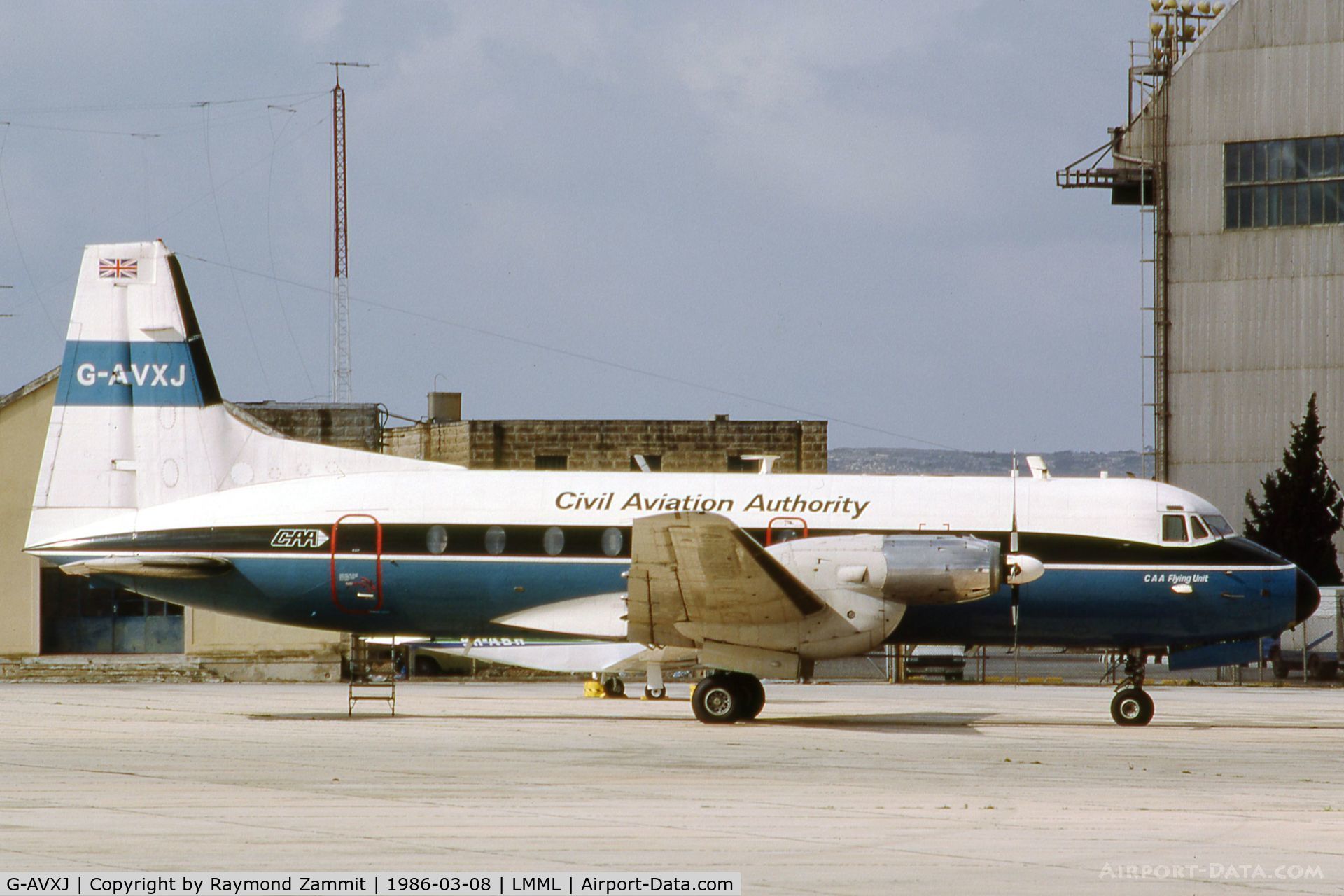 G-AVXJ, 1969 Hawker Siddeley HS.748 Series 2A C/N 1624, Hawker Siddeley HS.748 G-AVXJ Civil Aviation Authority