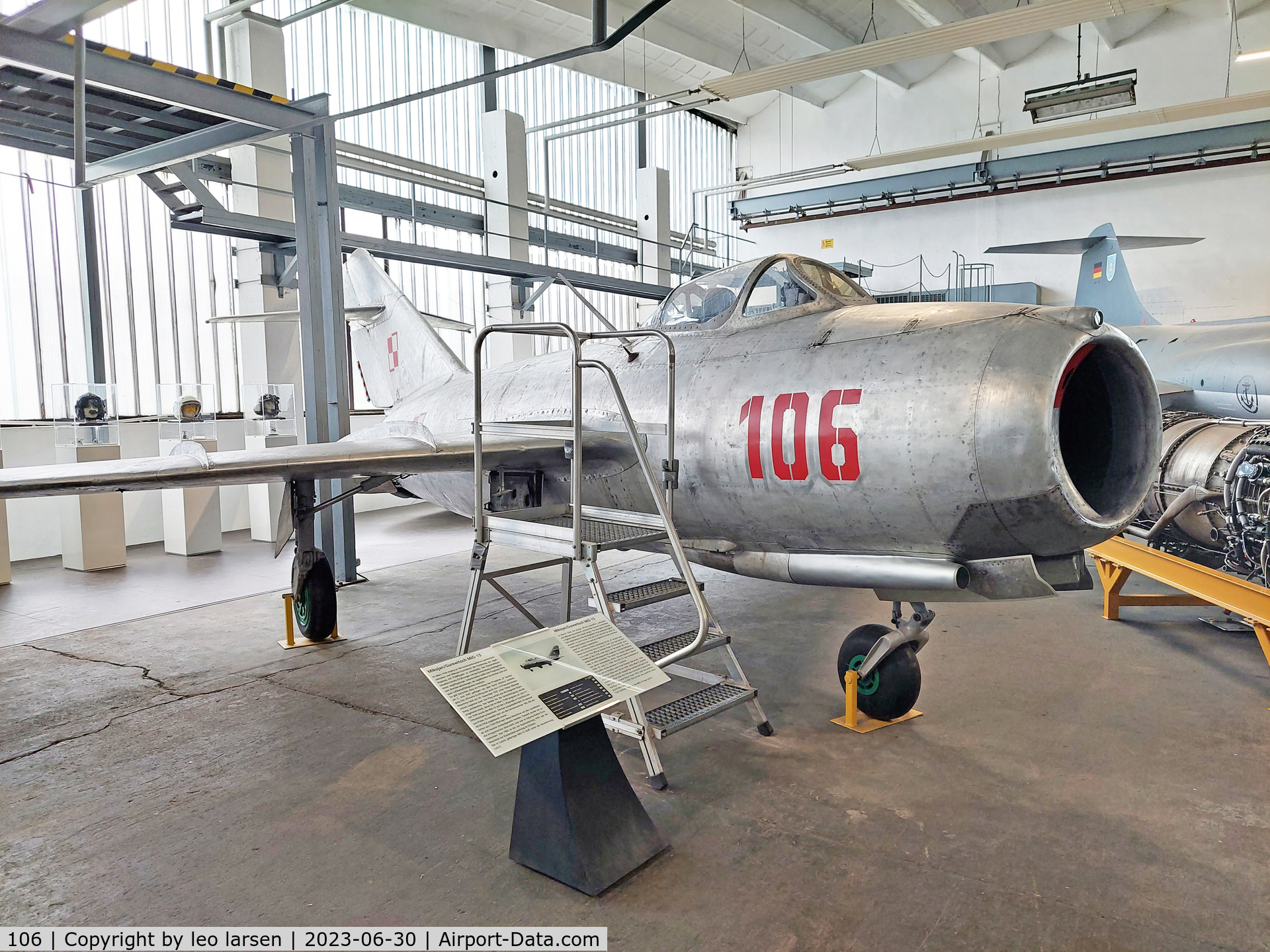 106, Mikoyan-Gurevich MiG-15bis (Lim-2) C/N 1B-00106, Wernigerode Air Museum 30.6.2023