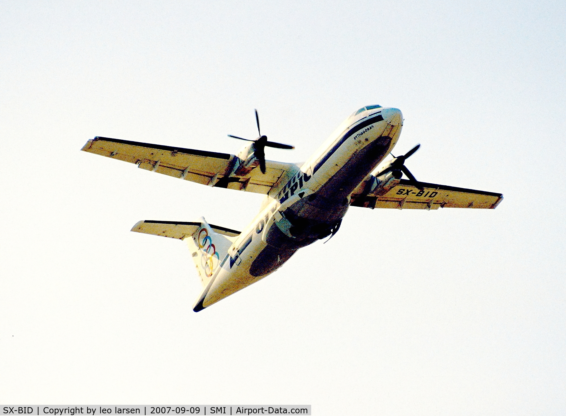 SX-BID, 1990 ATR 42-320 C/N 219, Samos 9.9.2007