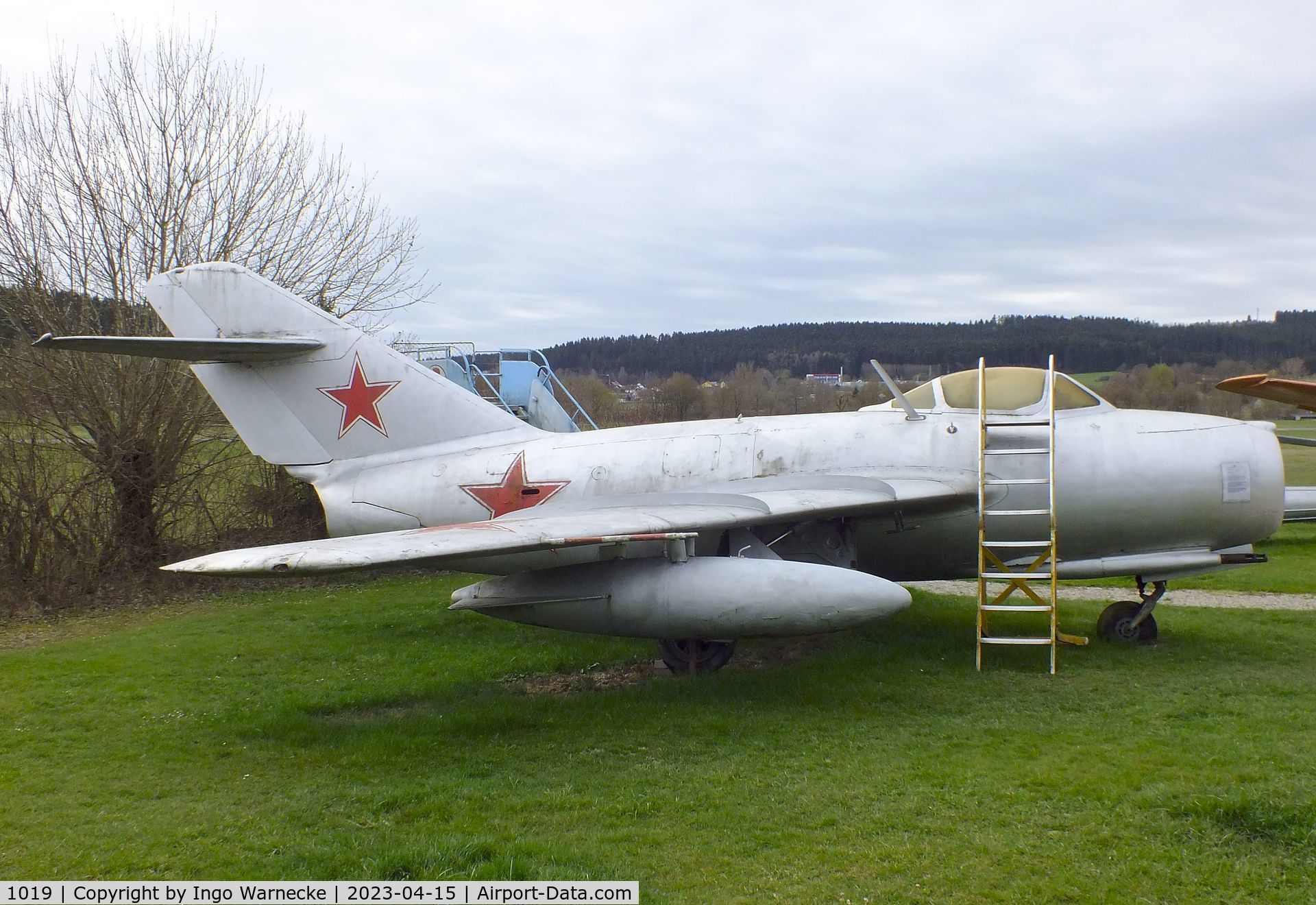 1019, PZL-Mielec Lim-2 (MiG-15bis) C/N 1B-01019, PZL-Mielec Lim-2 (Mig-15bis) FAGOT at the Internationales Luftfahrtmuseum, Schwenningen