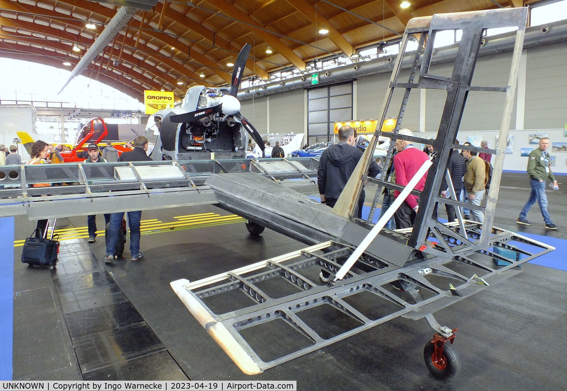 UNKNOWN, 2023 Airconcept Observer C/N 01, Airconcept Observer prototype (still incomplete) at the AERO 2023, Friedrichshafen