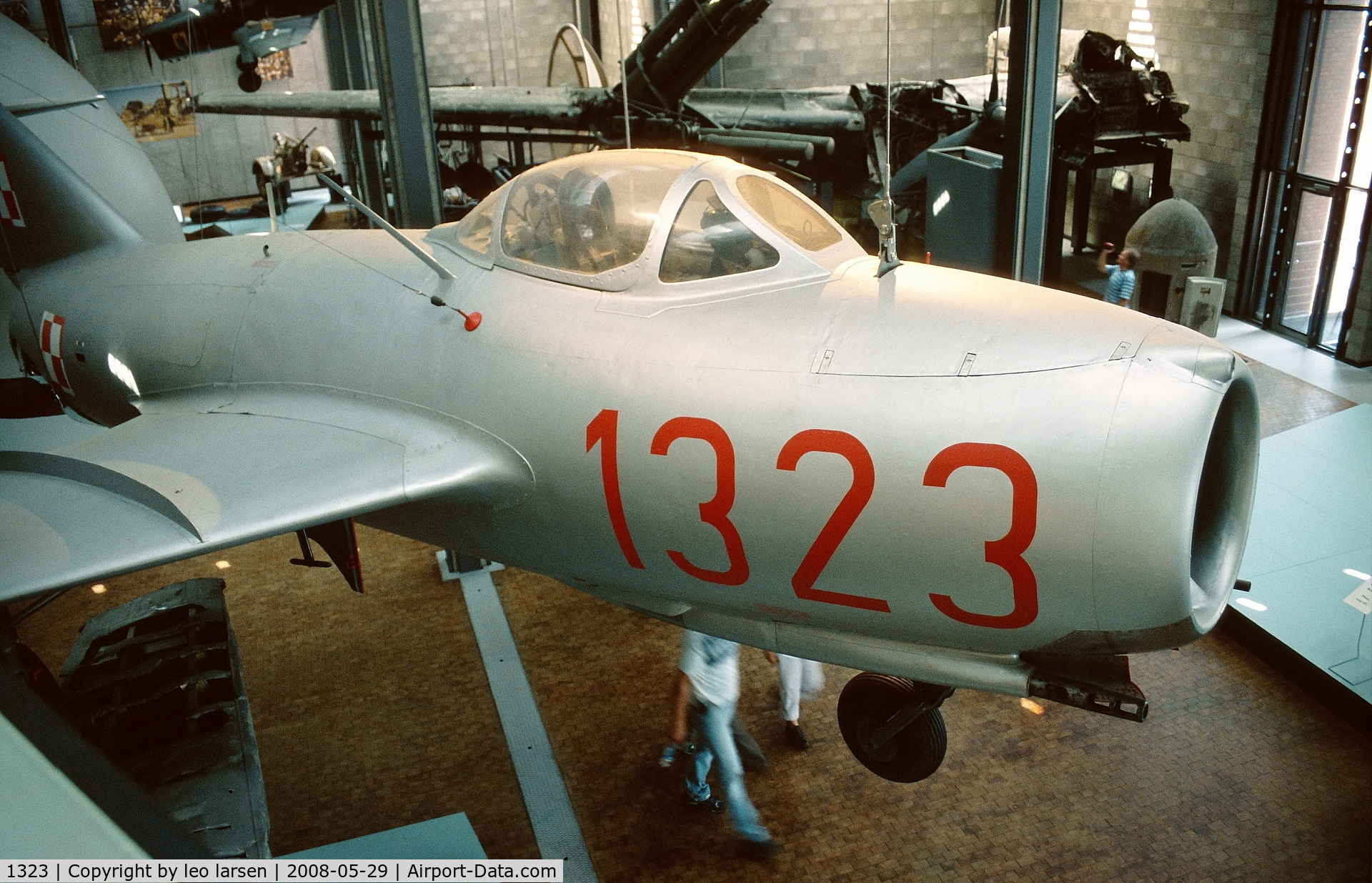 1323, PZL-Mielec Lim-2 (MiG-15bis) C/N 1B01323, Berlin Teknik Museum 29.5.2008