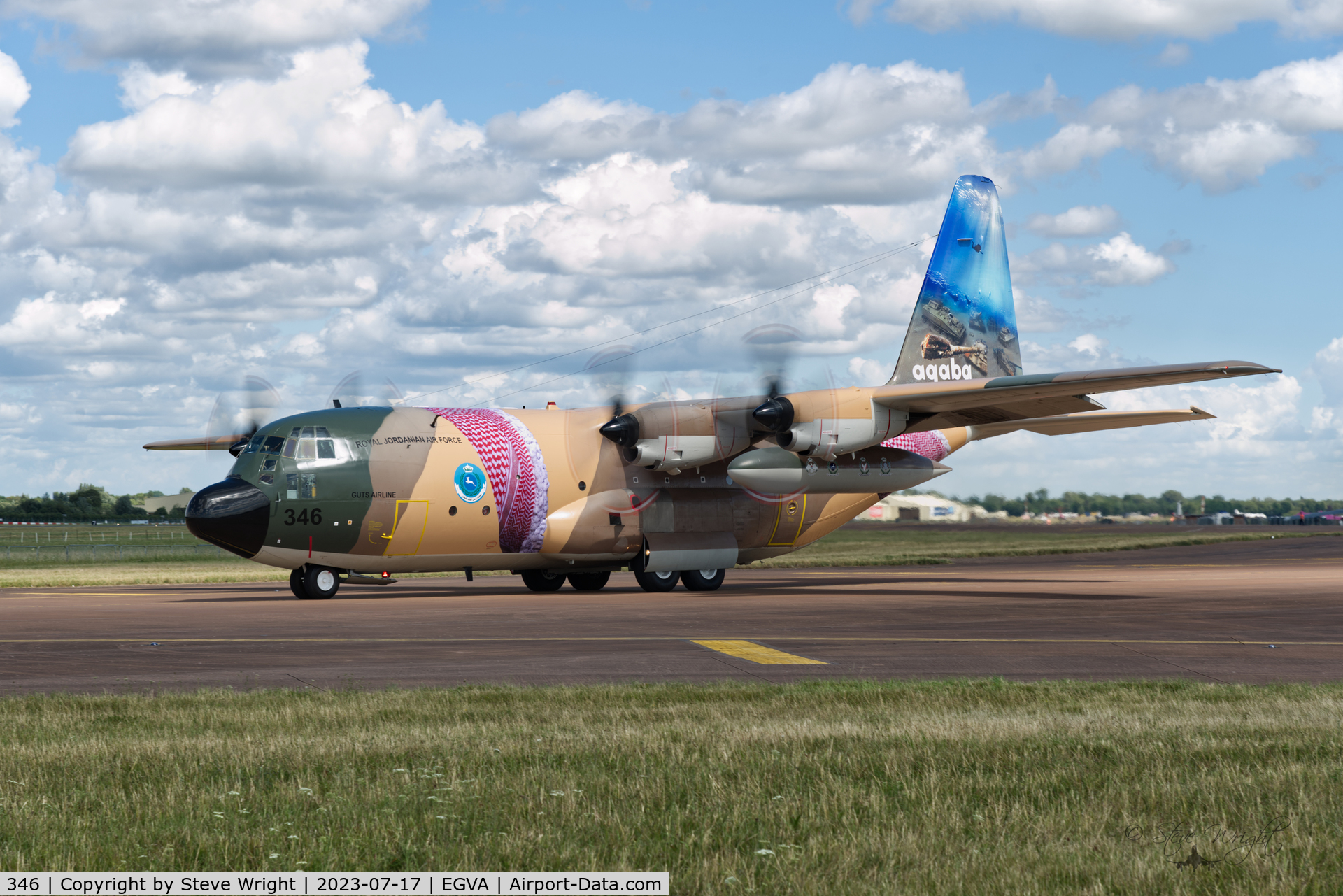 346, Lockheed C-130H Hercules C/N 382-4920, RIAT 2023 RAF Fairford